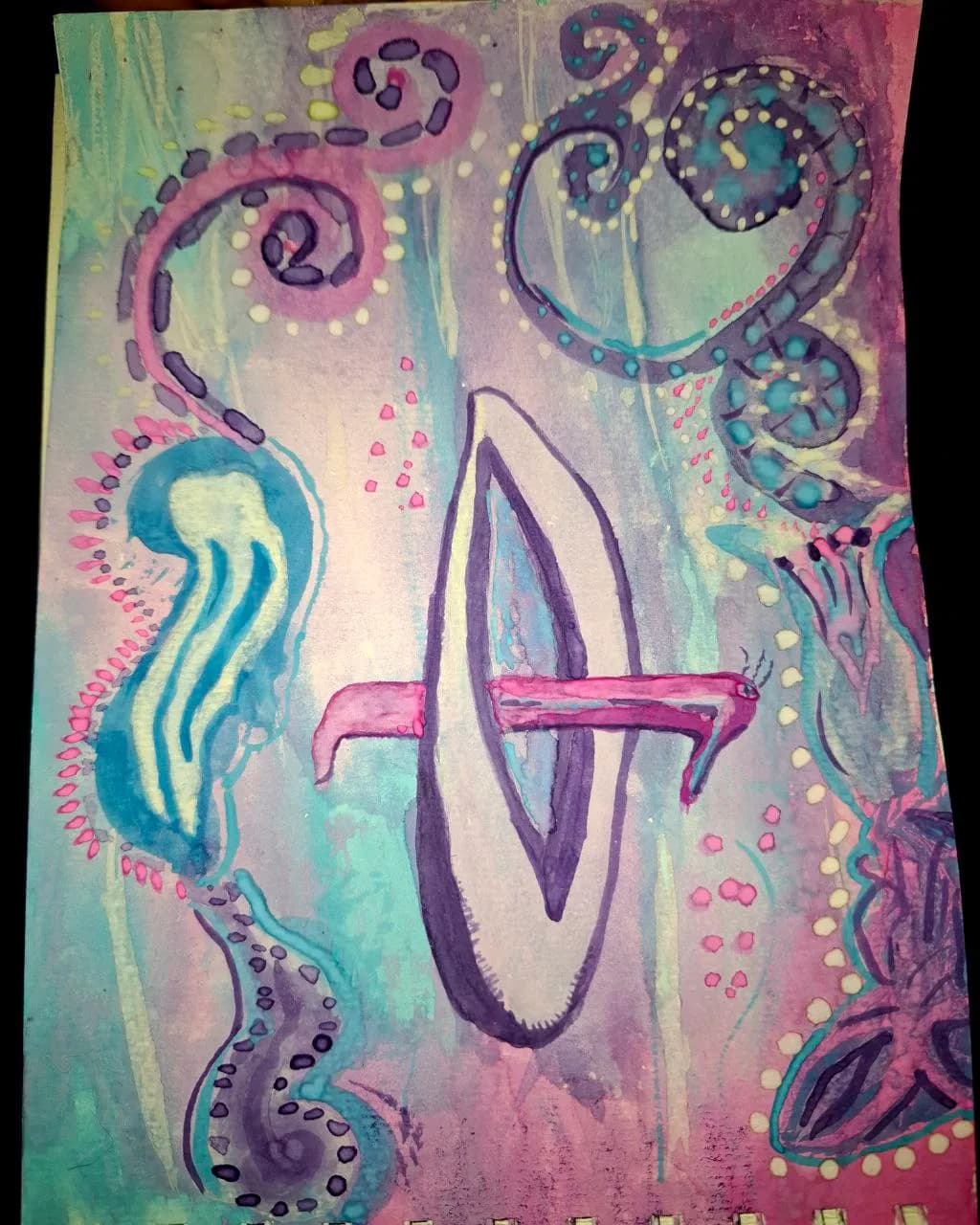 Abstract Nautilus Spiral