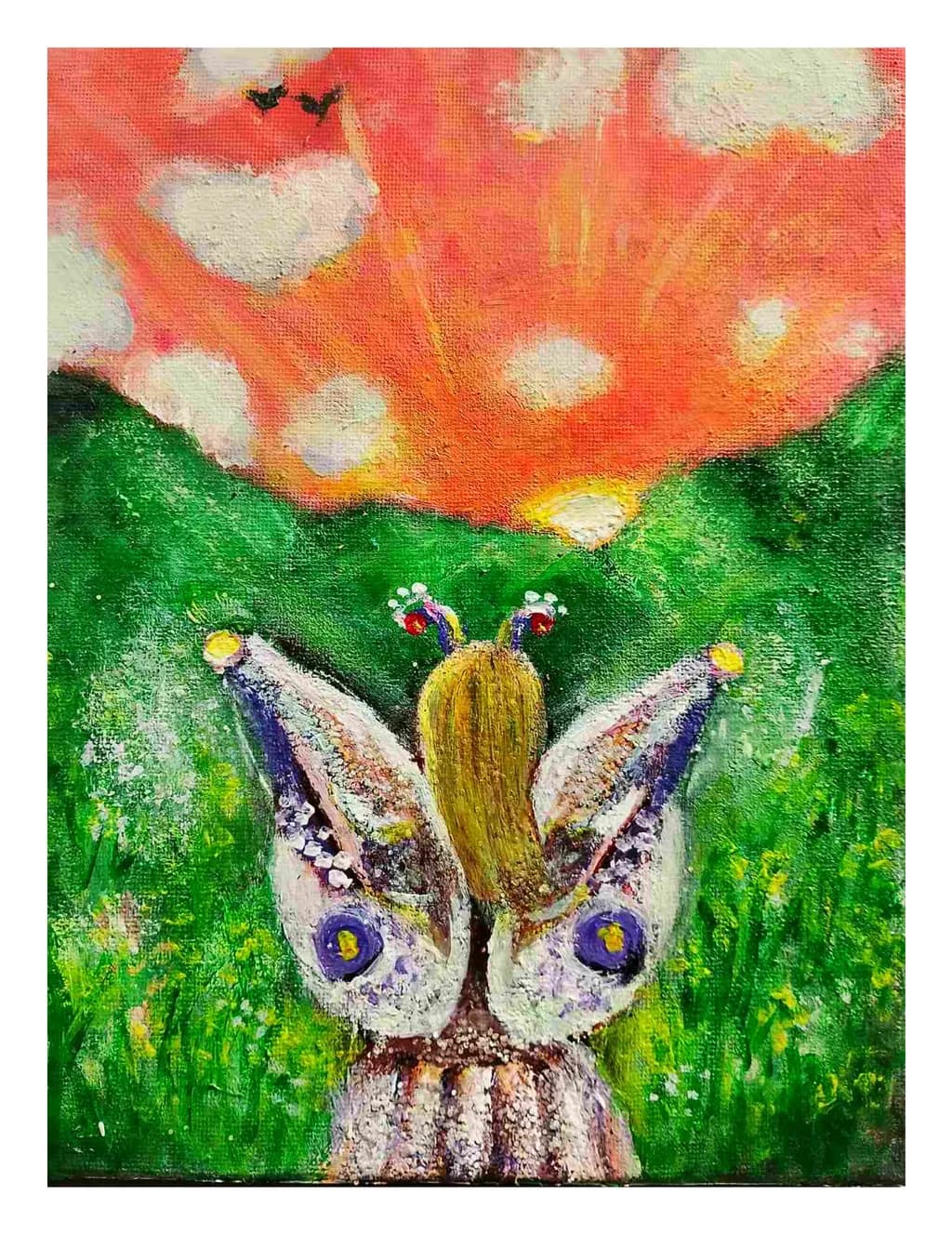 Butterfly in Green Meadow