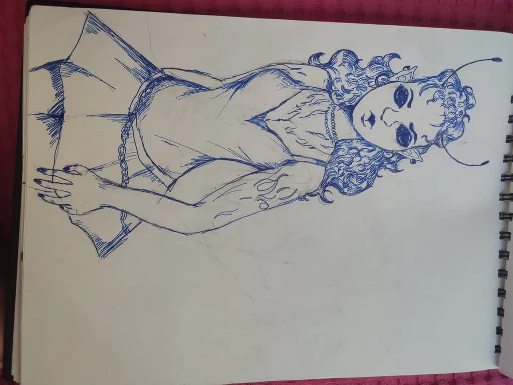 Alien Girl Sketch