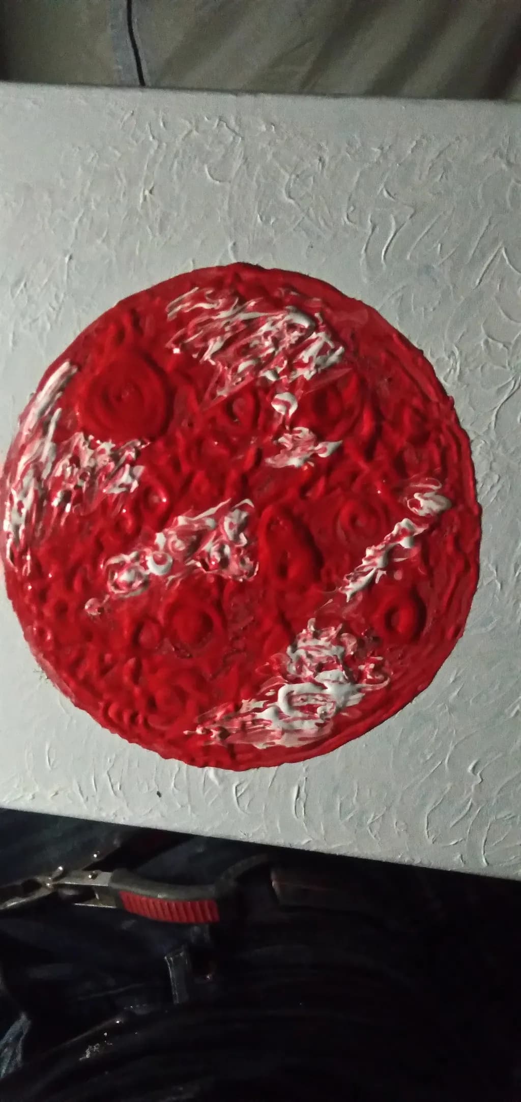 Red Circular Texture