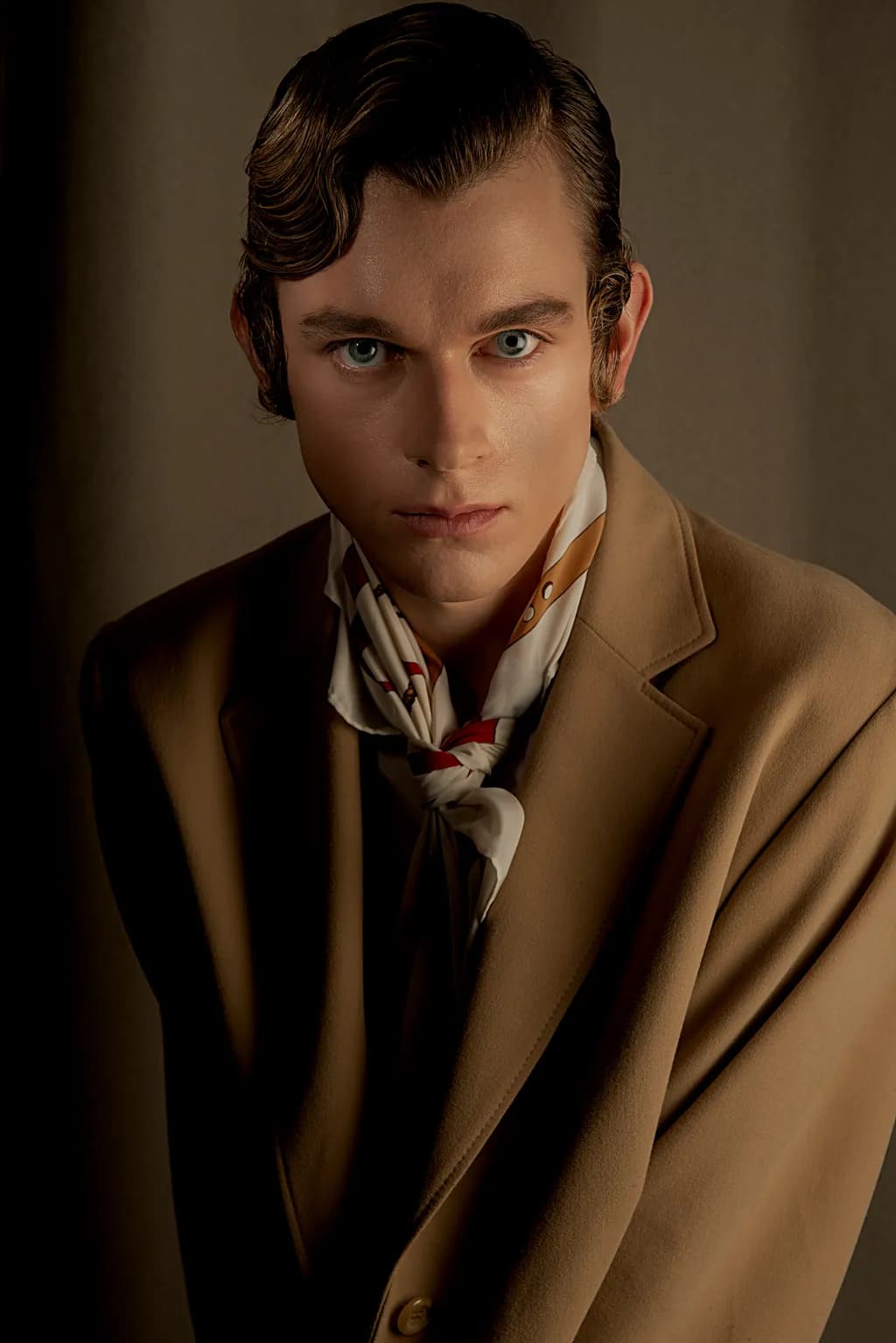 Portrait in Camel Coat