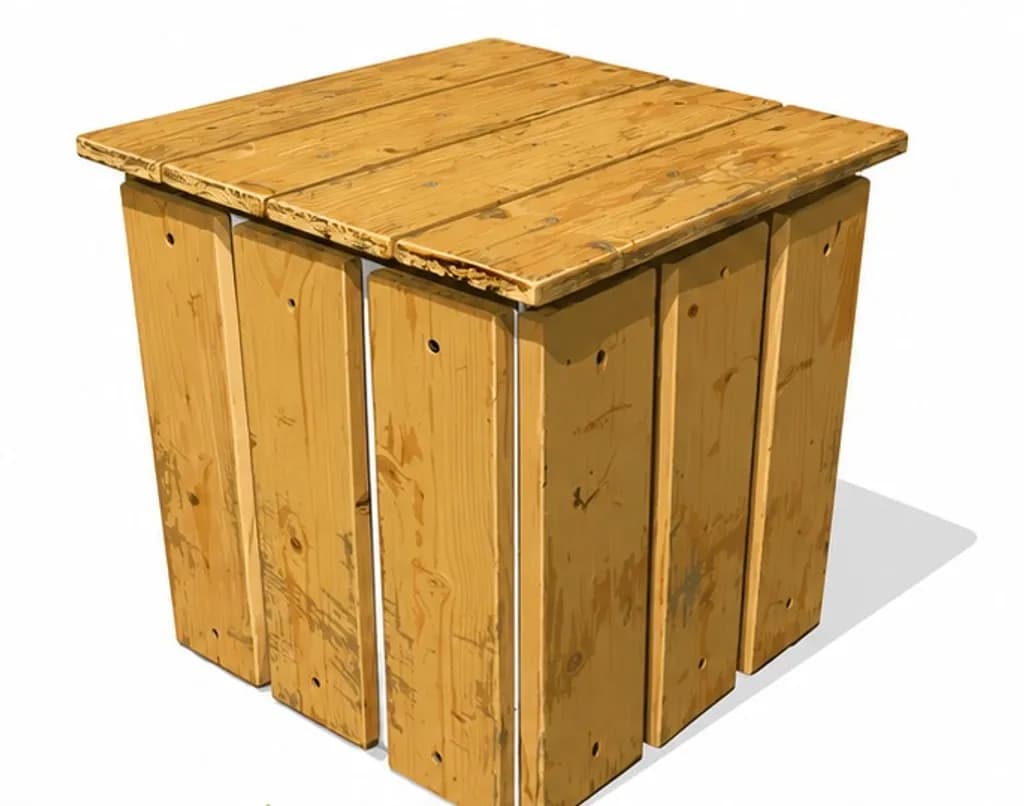 Wooden Crate Table