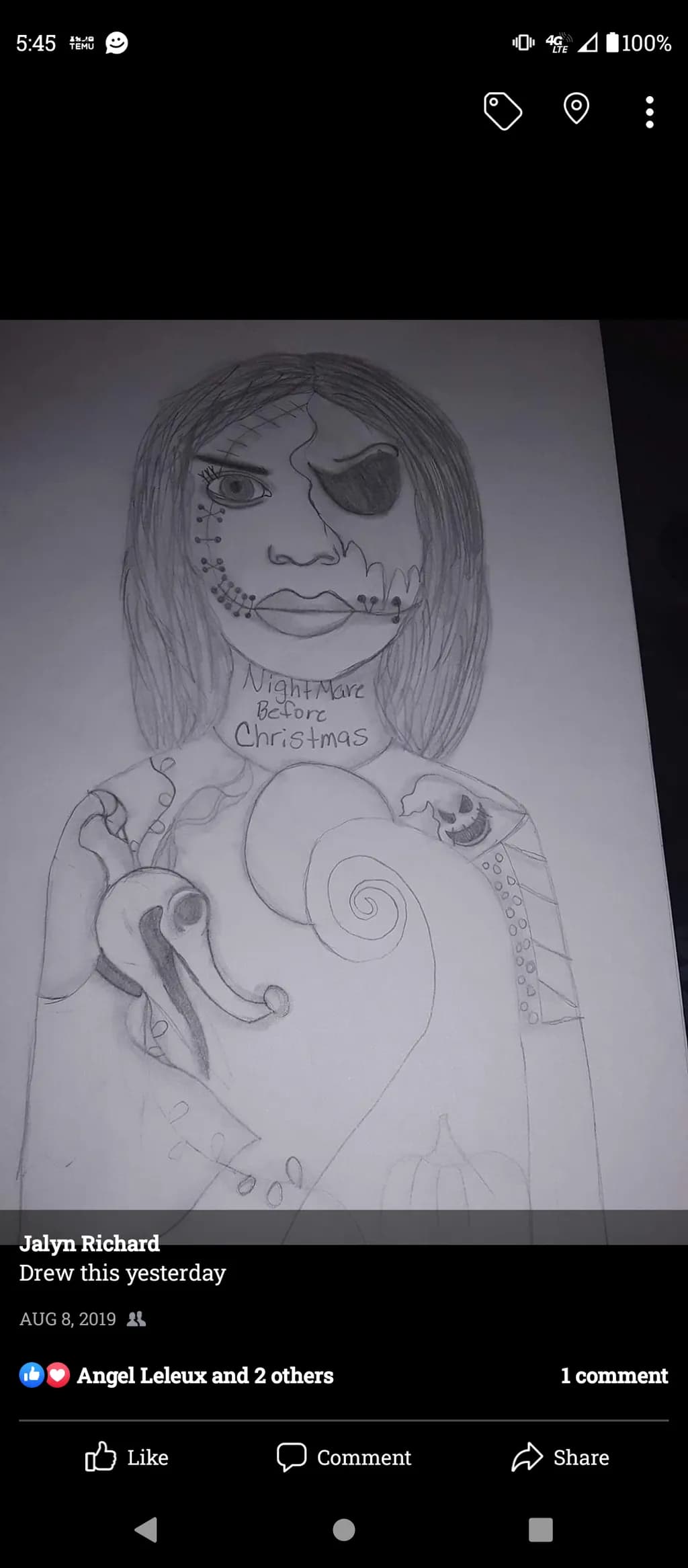 Nightmare Christmas Sketch