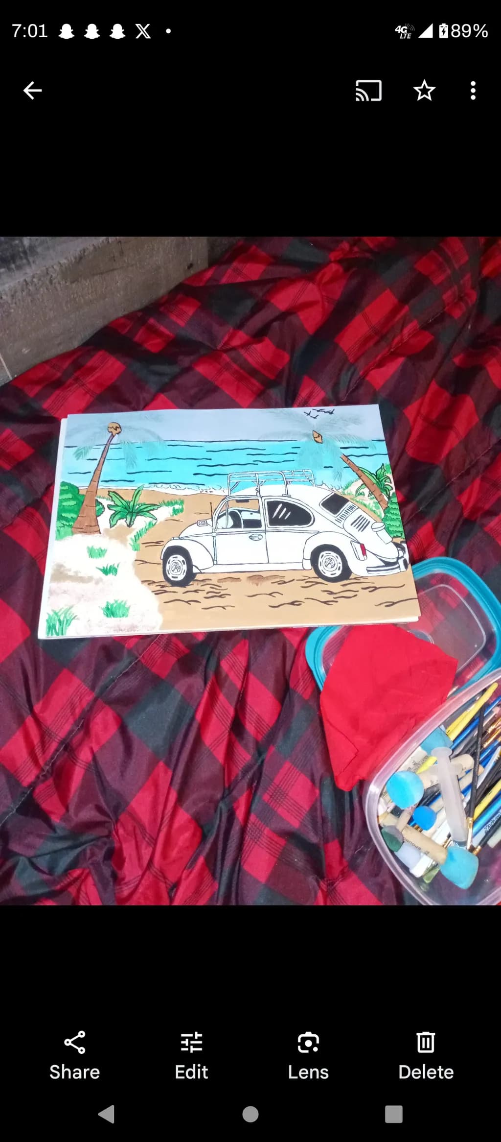 Coastal Car Scene
