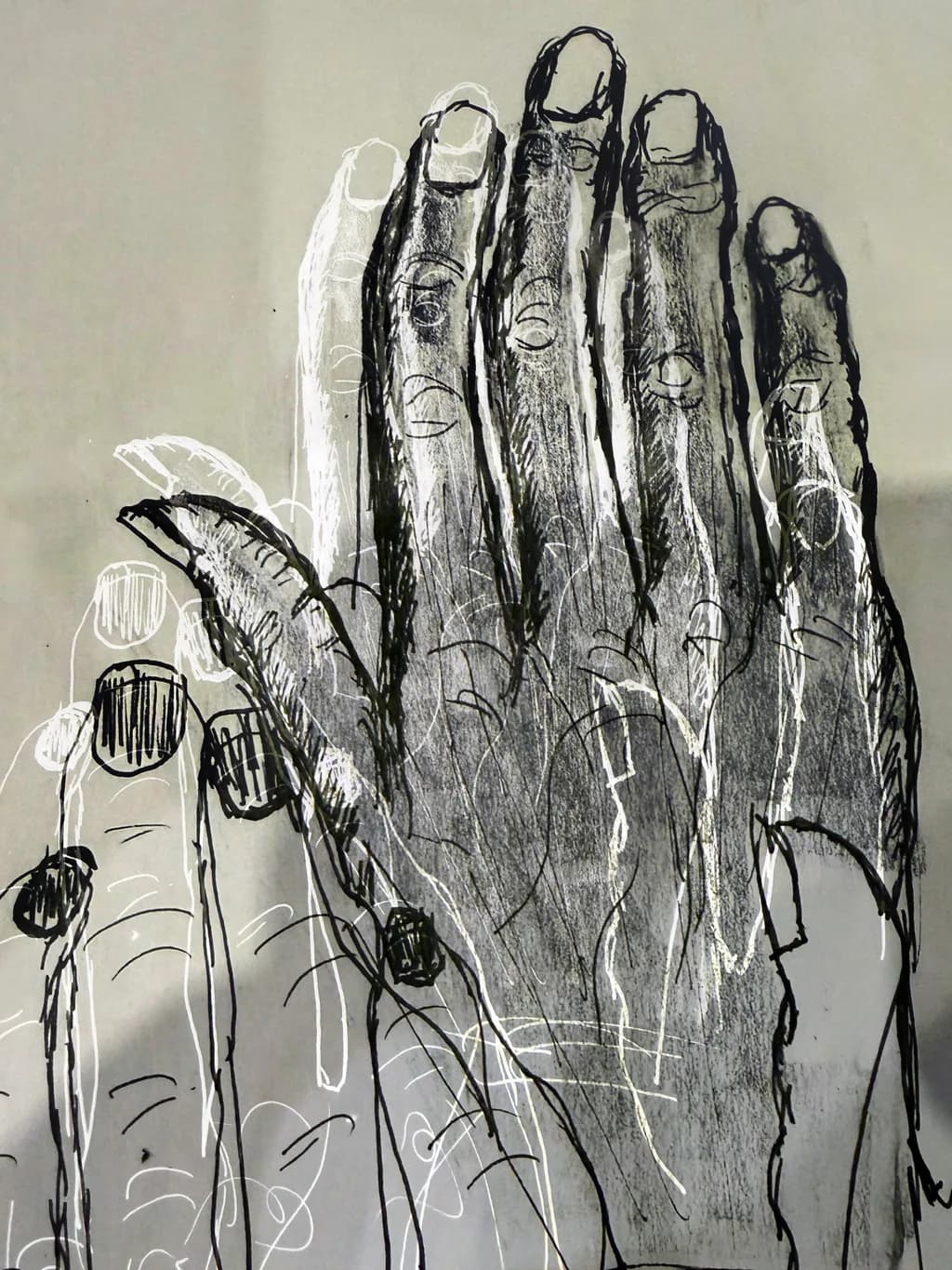 Layered Hands Study