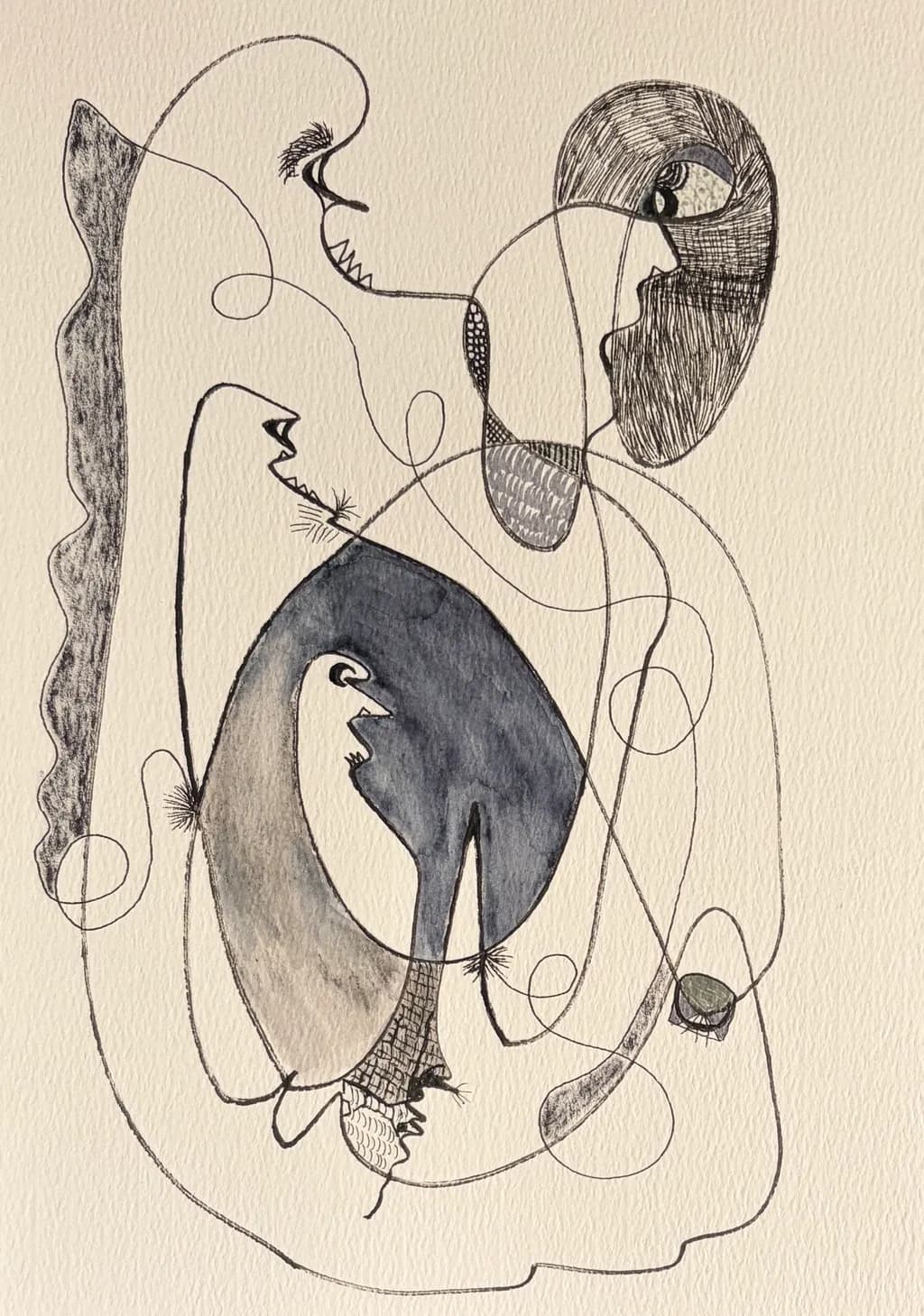 Abstract Faces Inklines