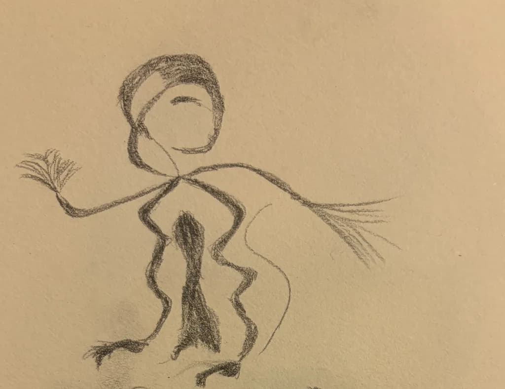 Abstract Figure Gesture