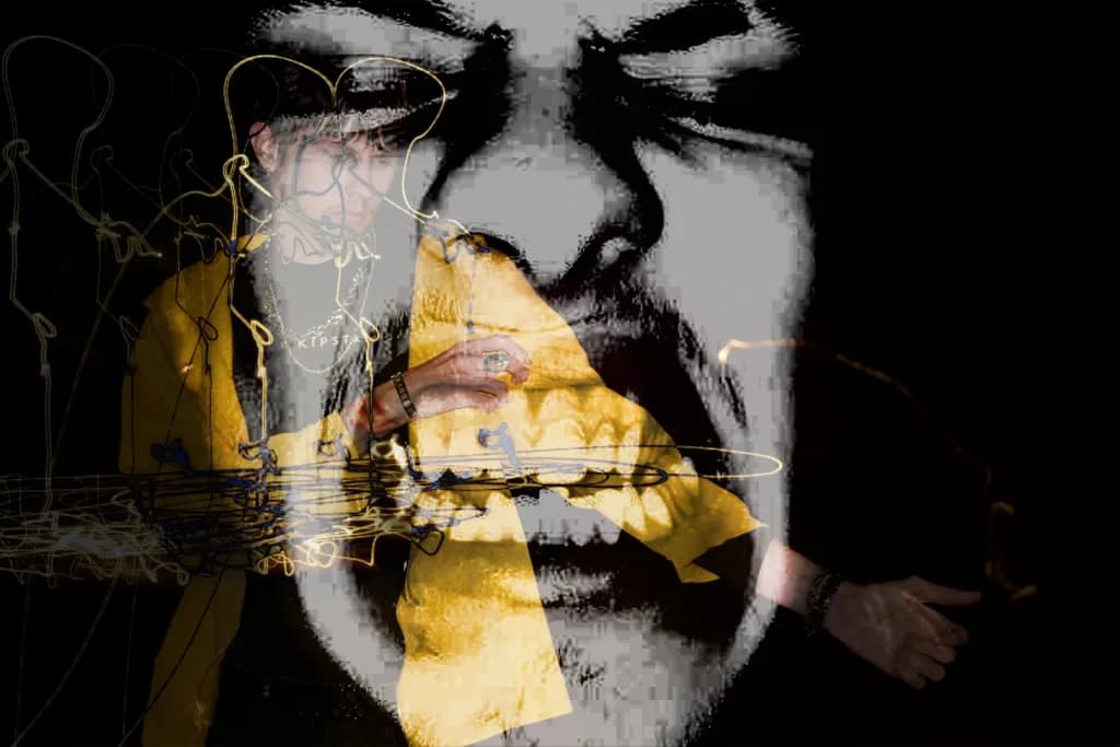 Abstract Expression in Yellow