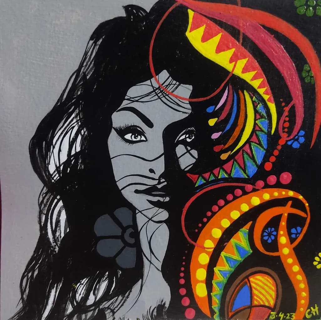 Colorful Portrait Contrast