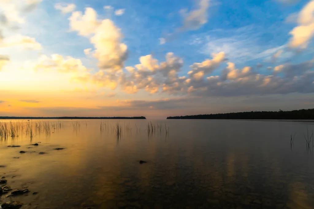 Electric Sunrise over Lake