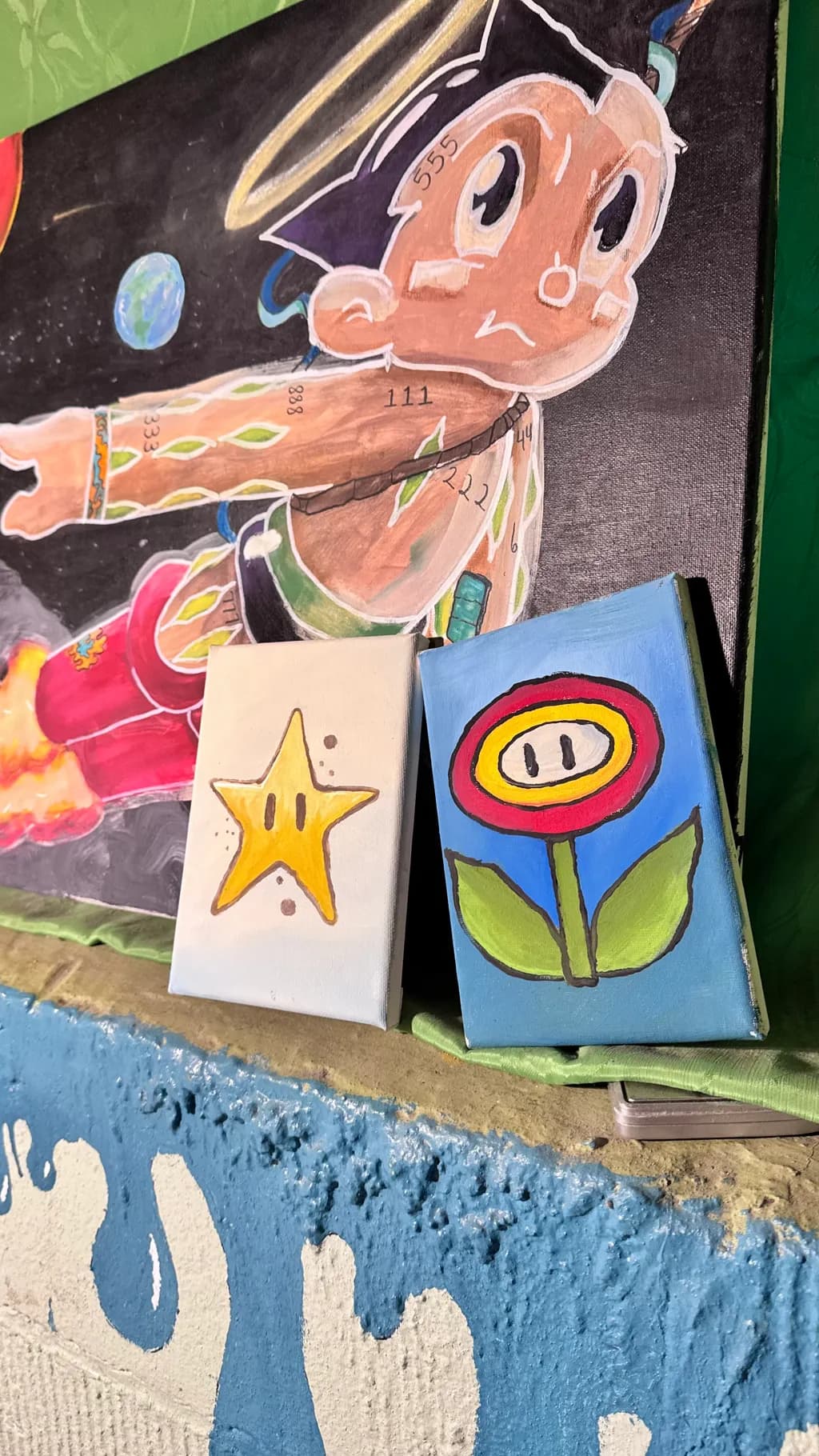 Star and Flame Flower