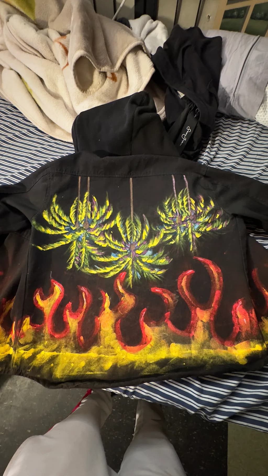 Flaming Chrysanthemums Jacket