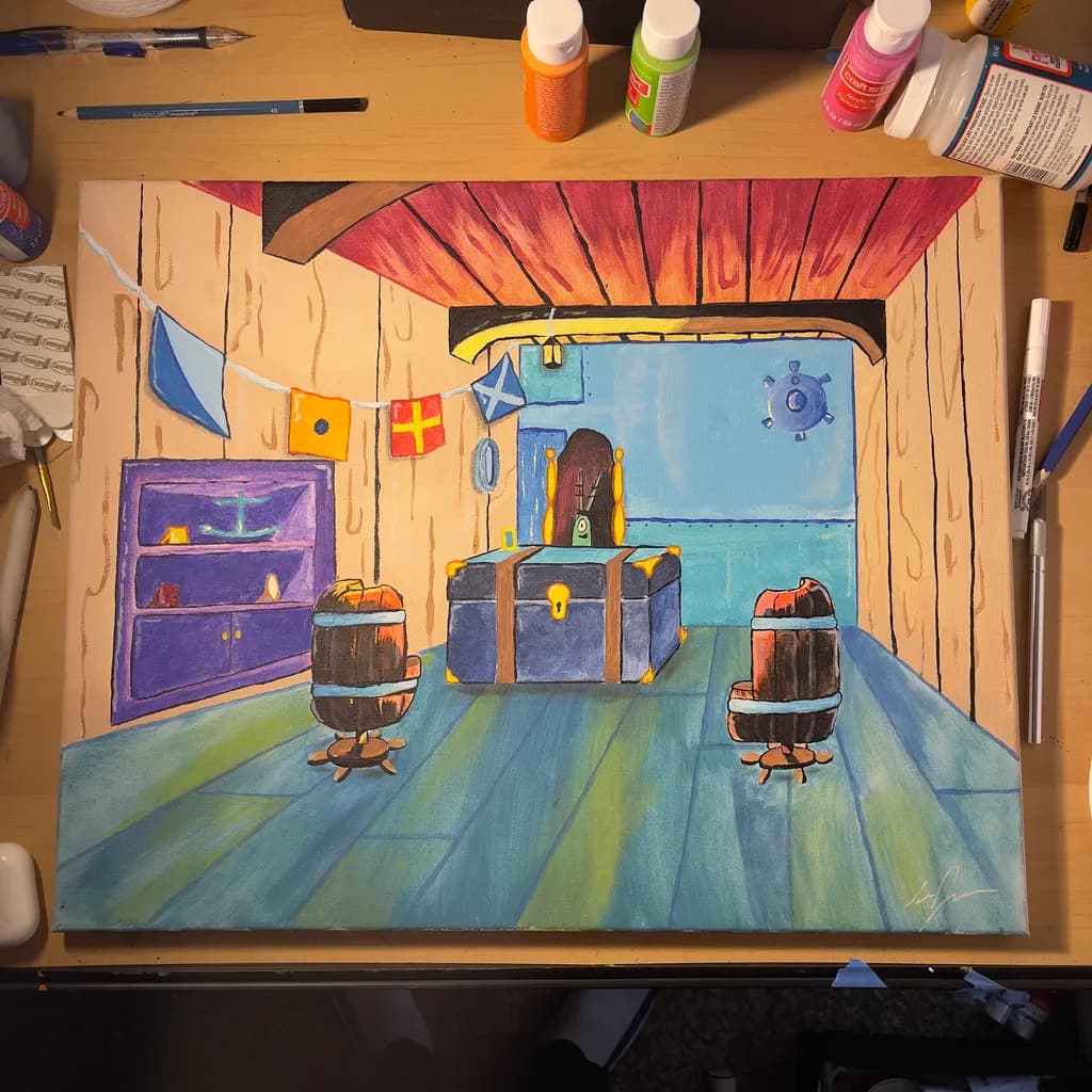 Nautical Office Interior