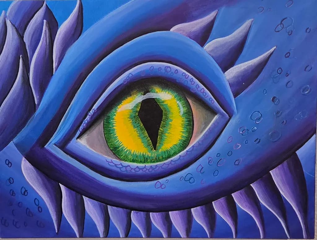Dragon Eye Closeup