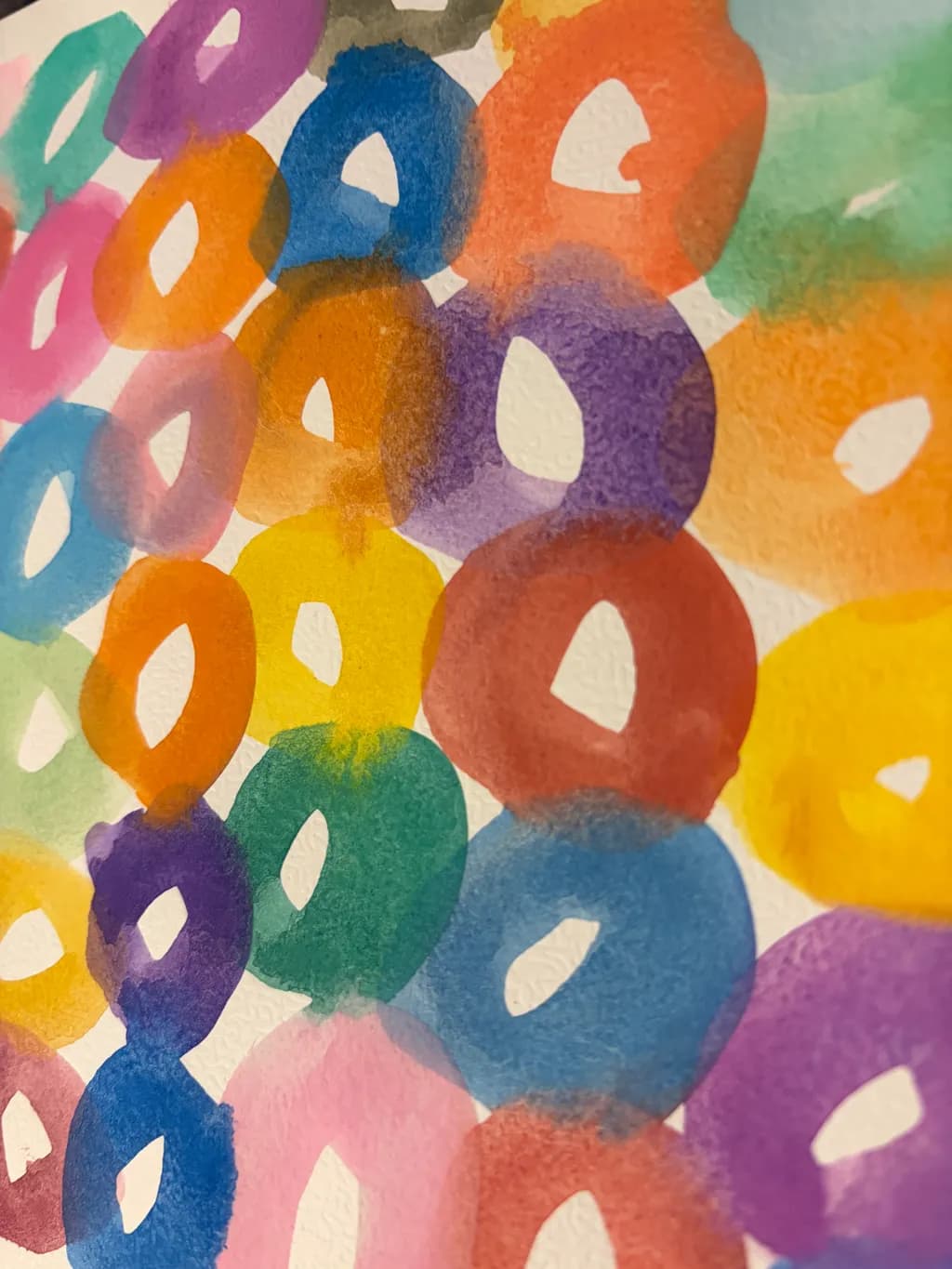 Colorful Circles Pattern
