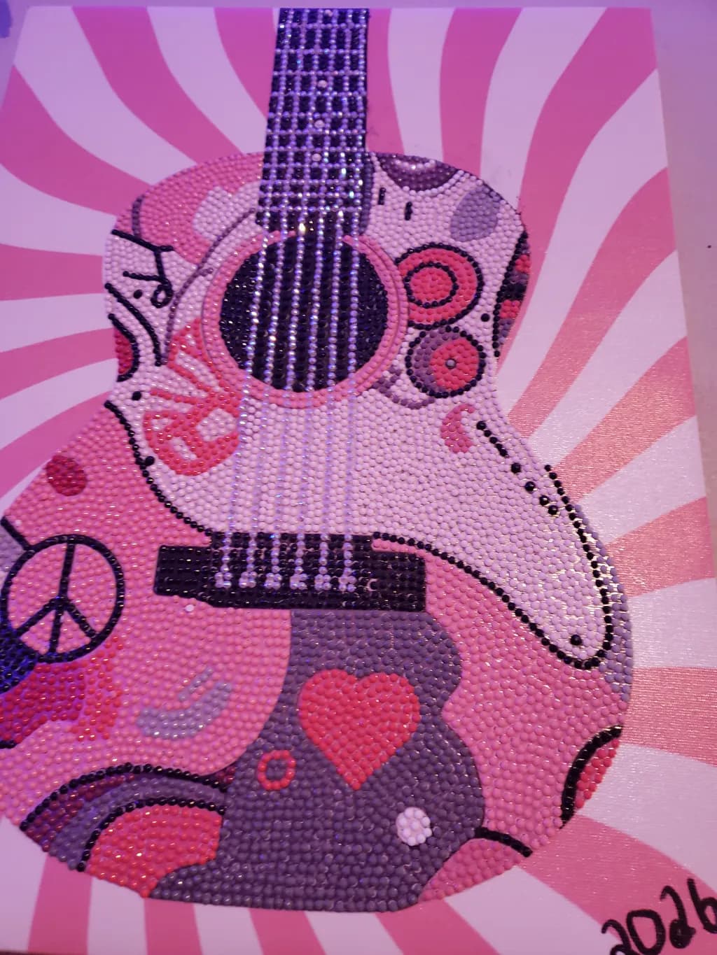 Decorated Guitar