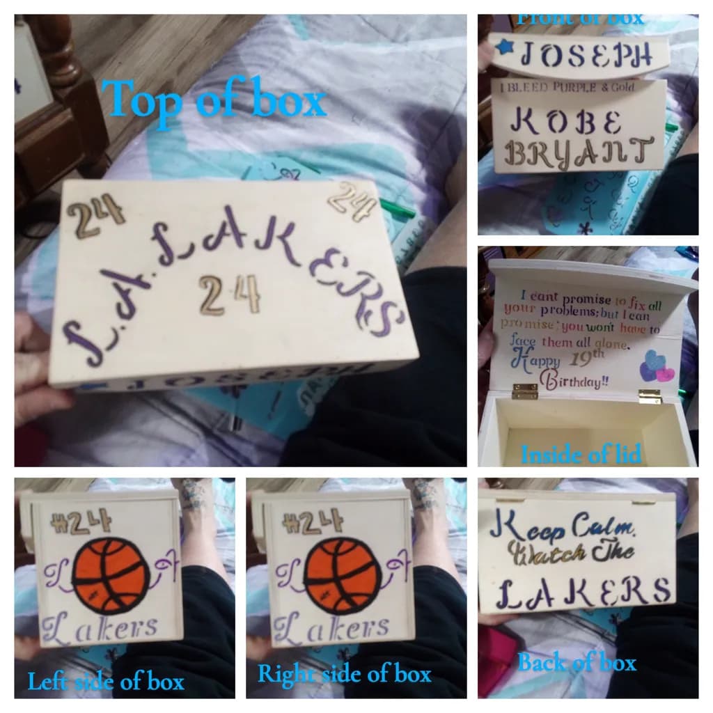 Lakers Basketball Box