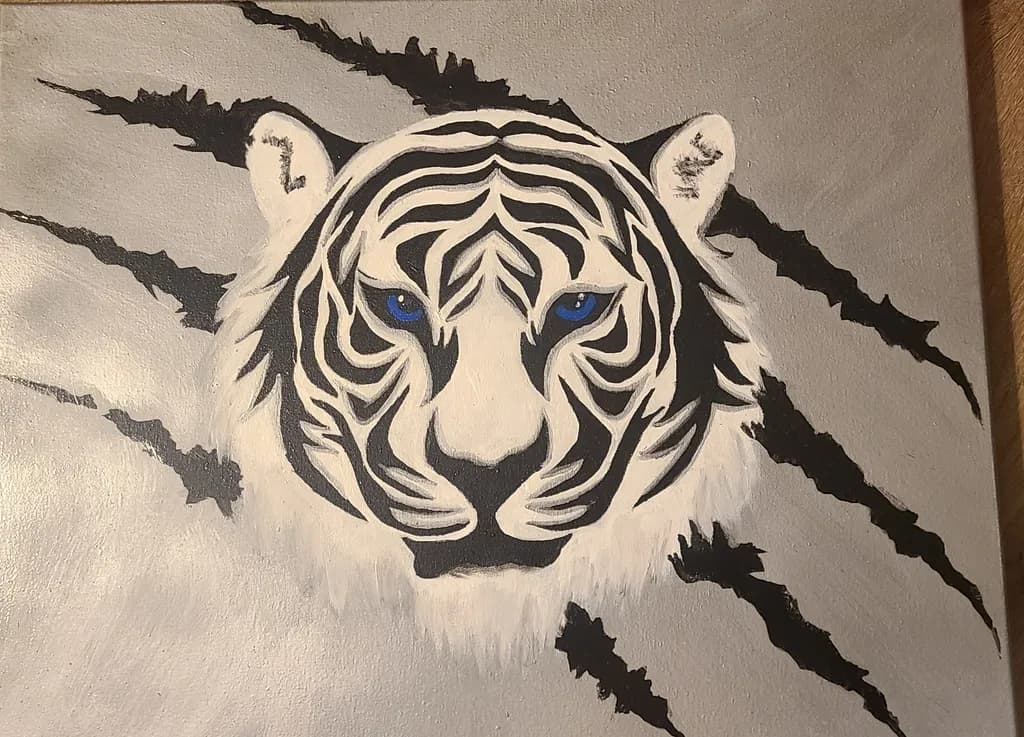 White Tiger Claw Marks
