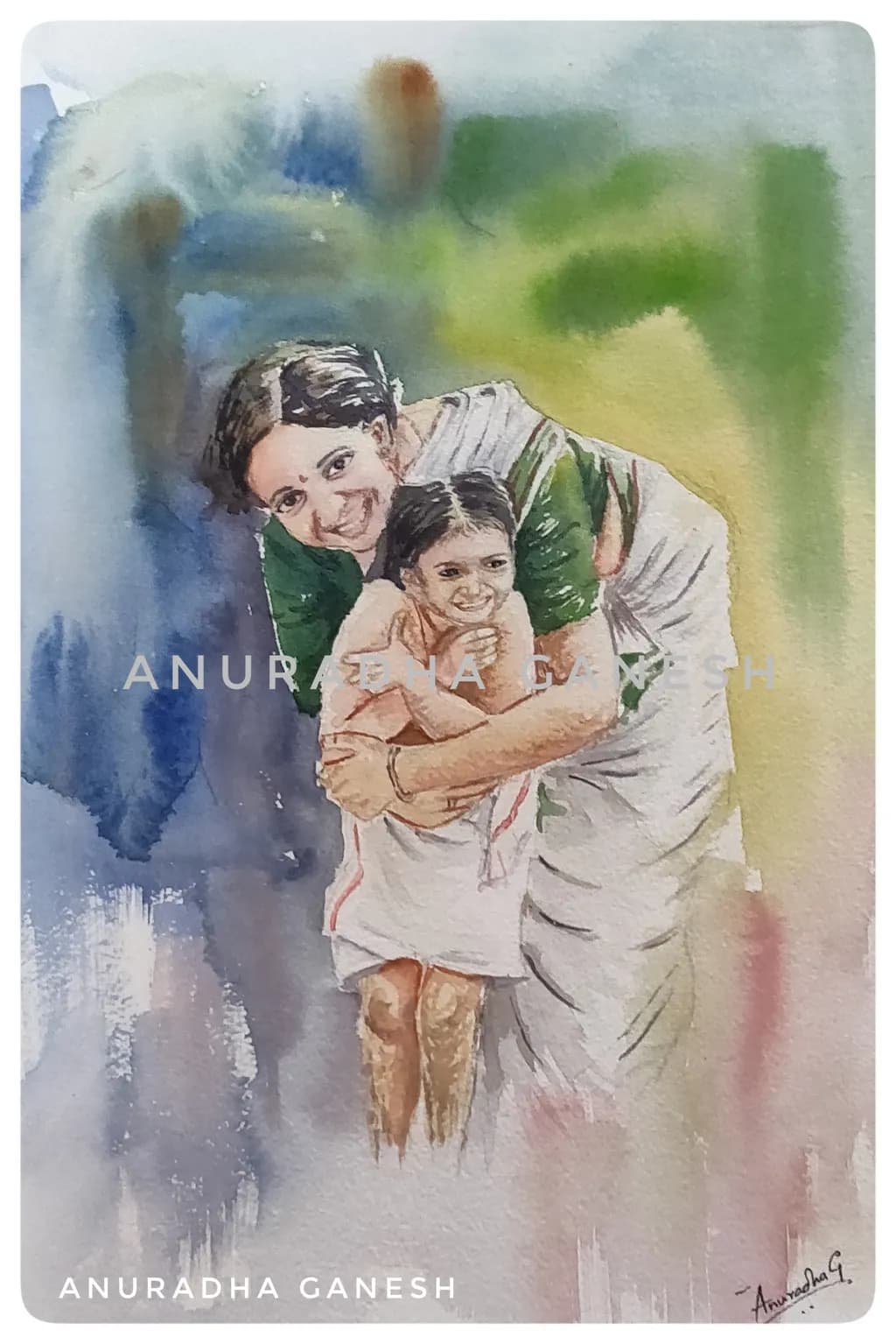 Mother and Child Embrace