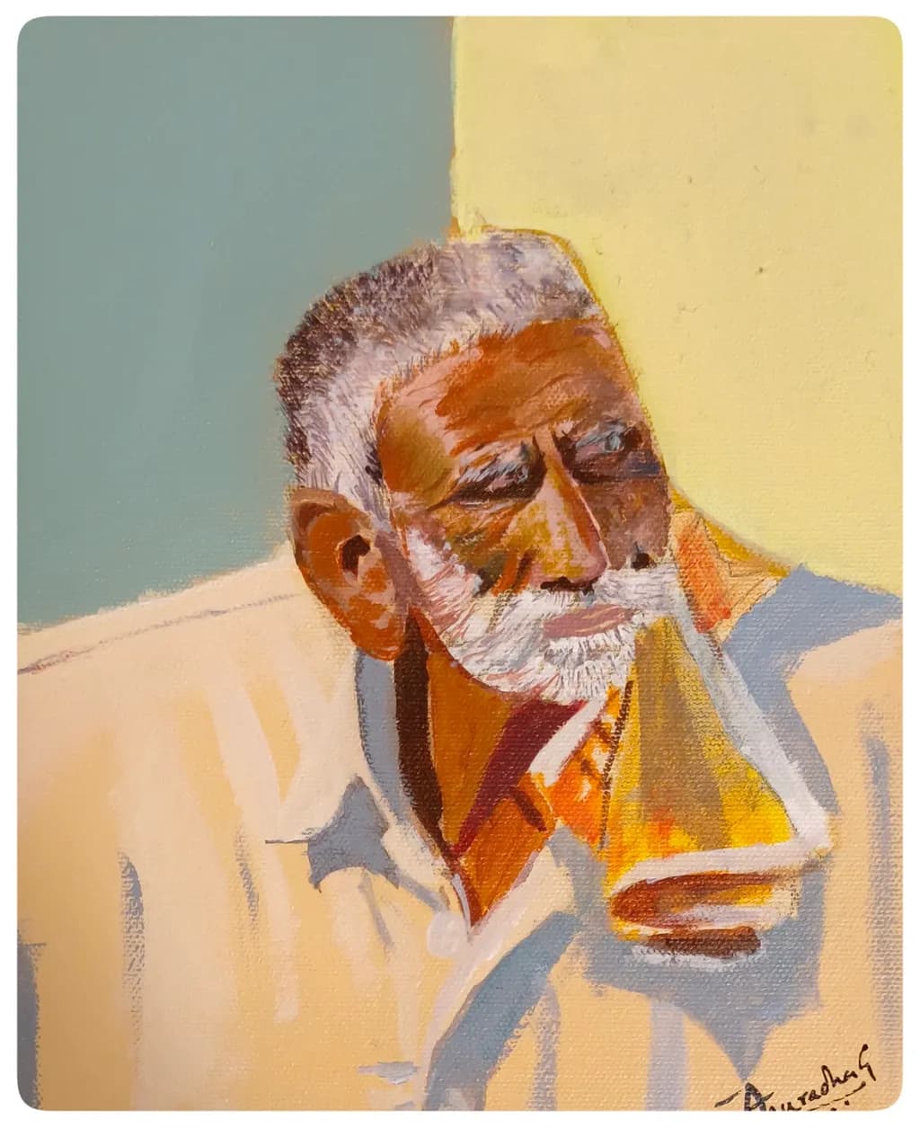 Bearded Man Portrait