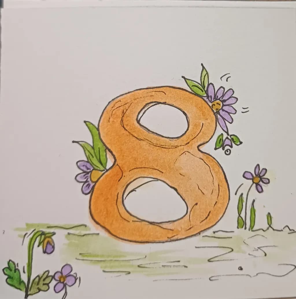 Number 8 Flowers