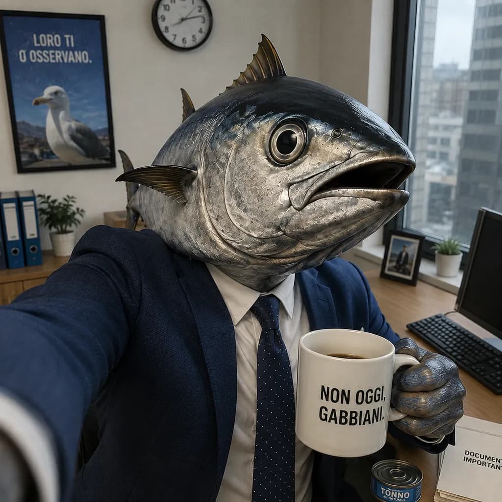 Fish Business Selfie