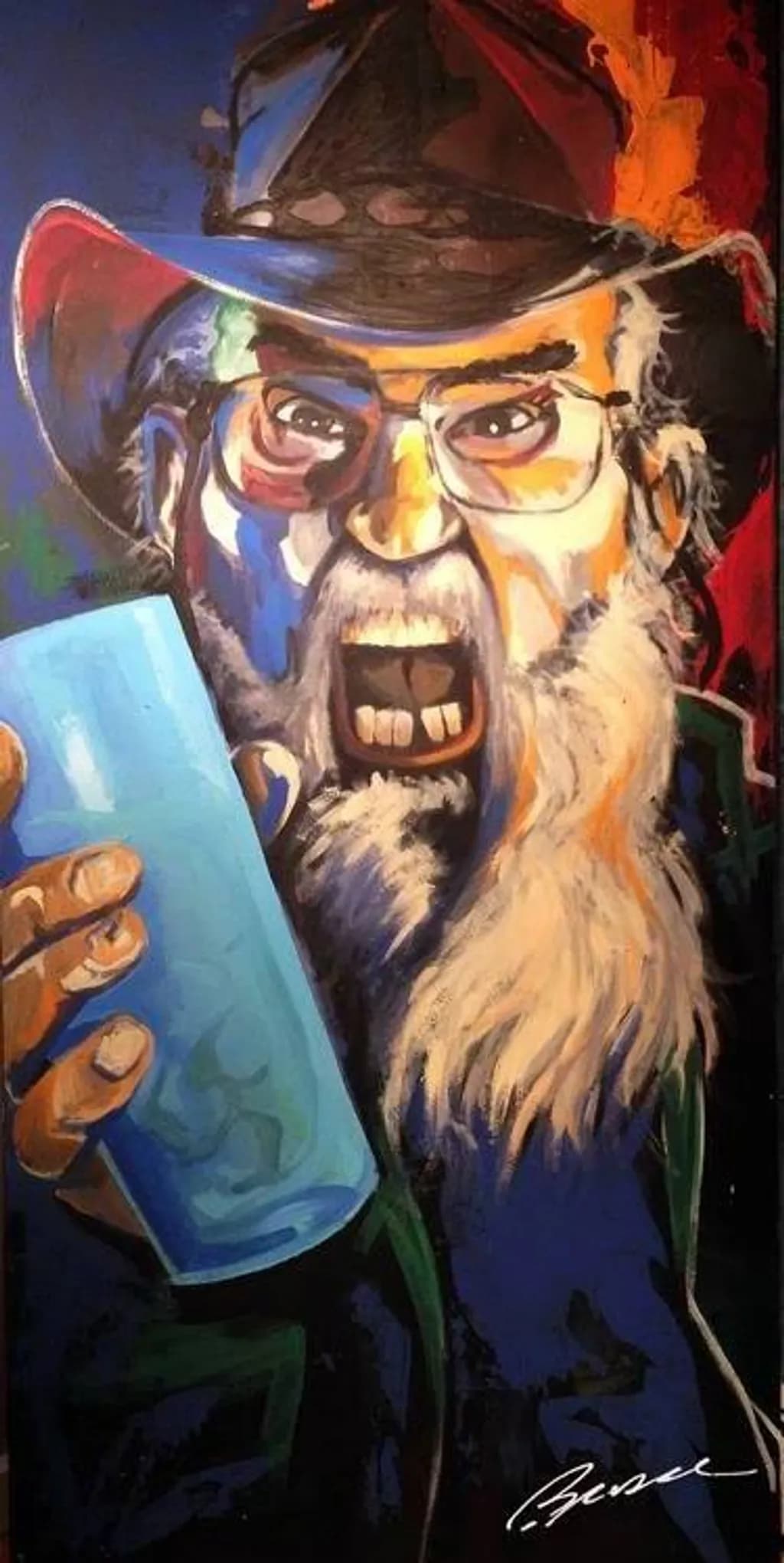 Duck Dynasty Uncle Si Portrait