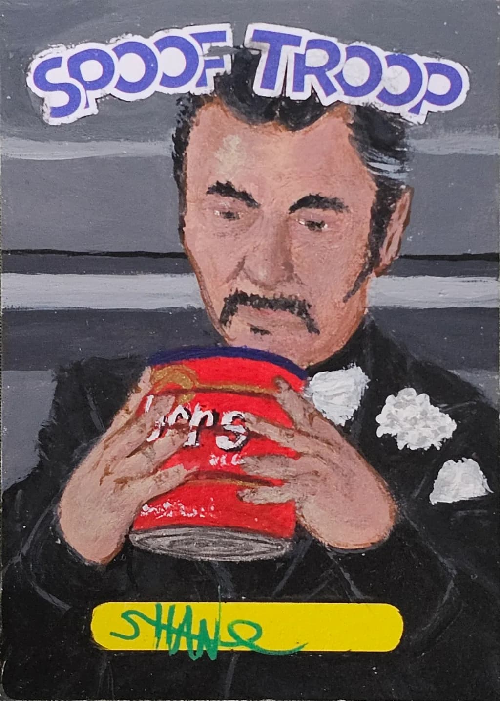 Man Holding Can