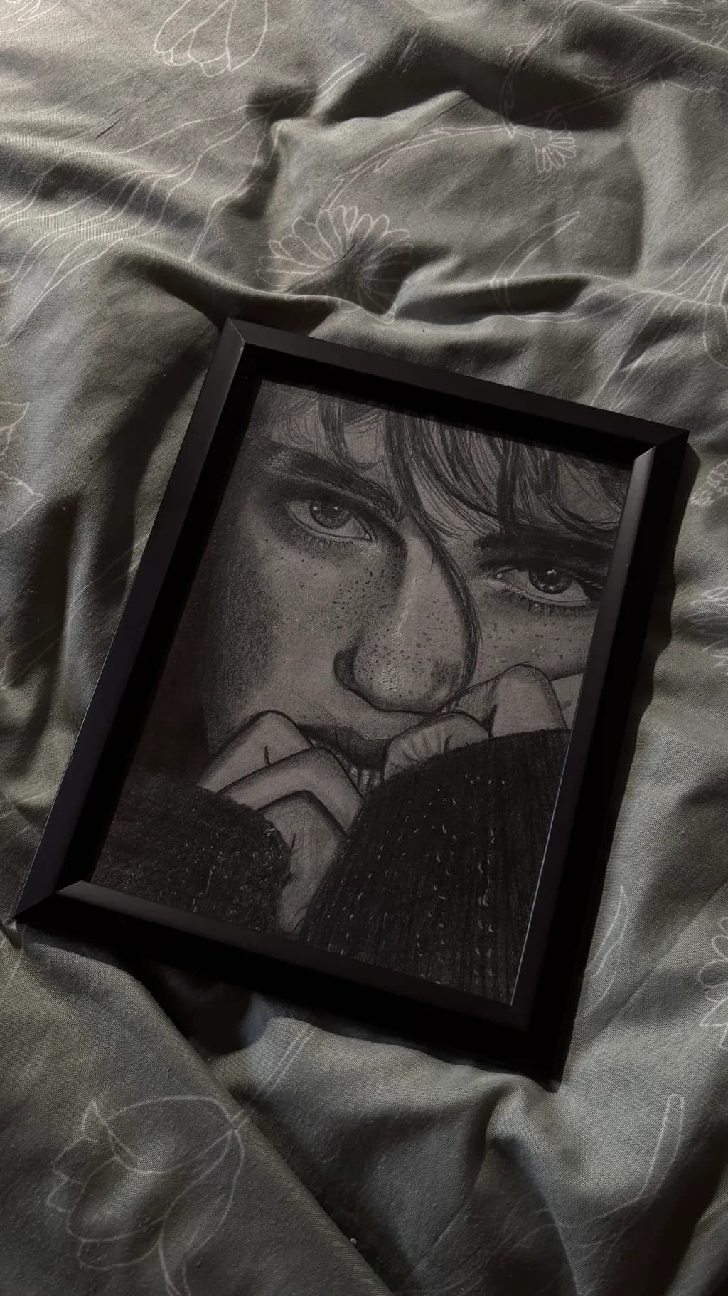 Freckled Gaze Portrait