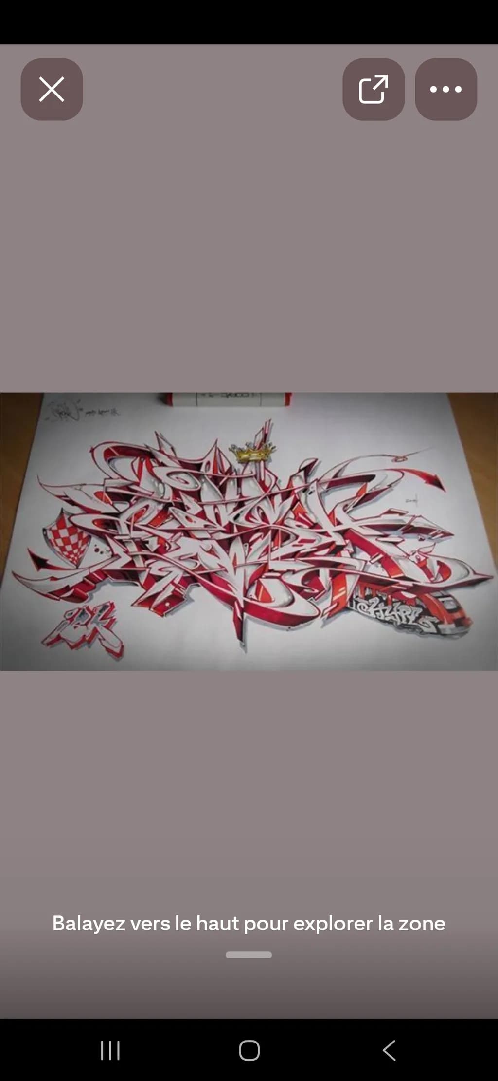 Red Crown Graffiti