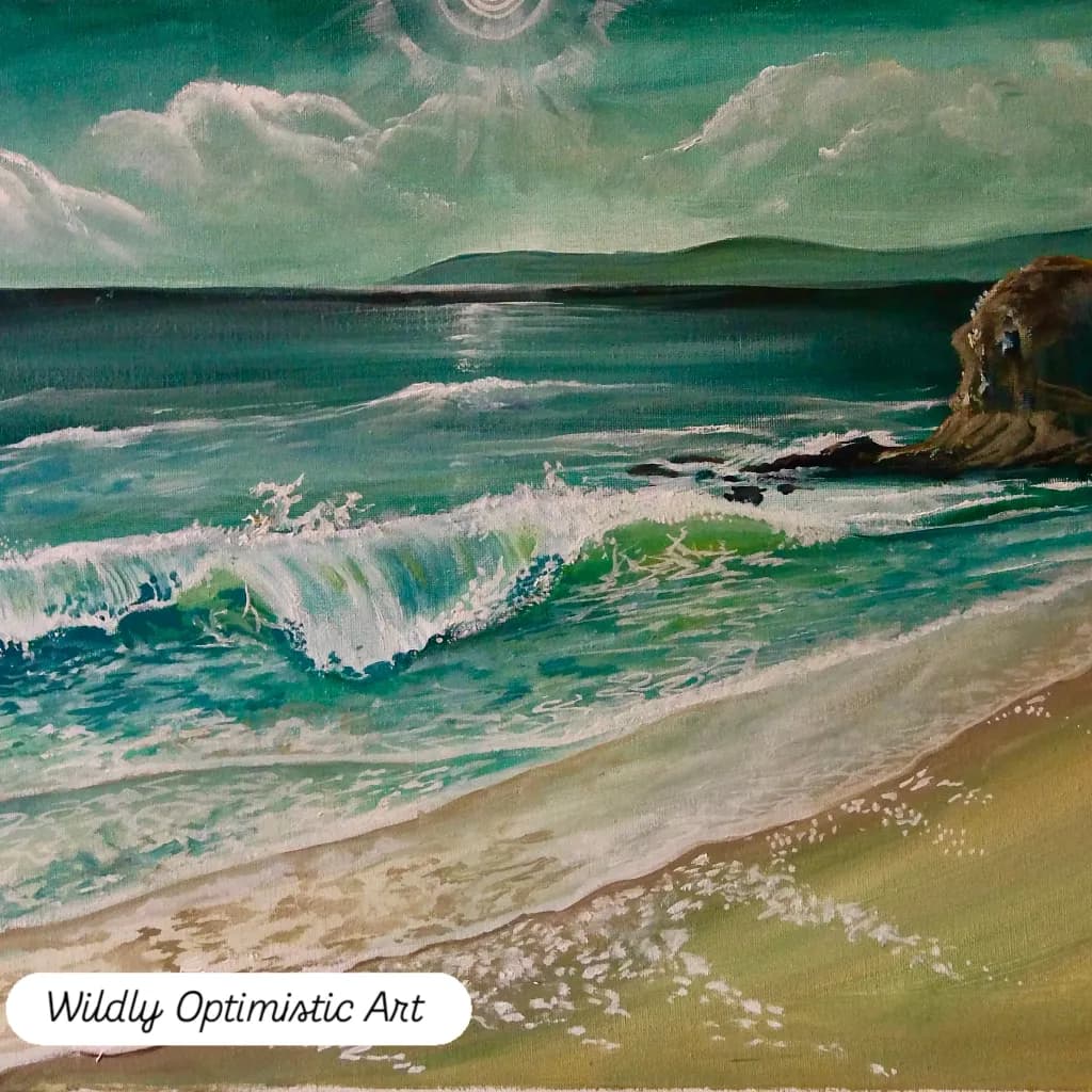 Ocean Wave Shoreline