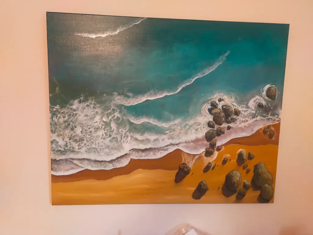 Rocky Shoreline Waves