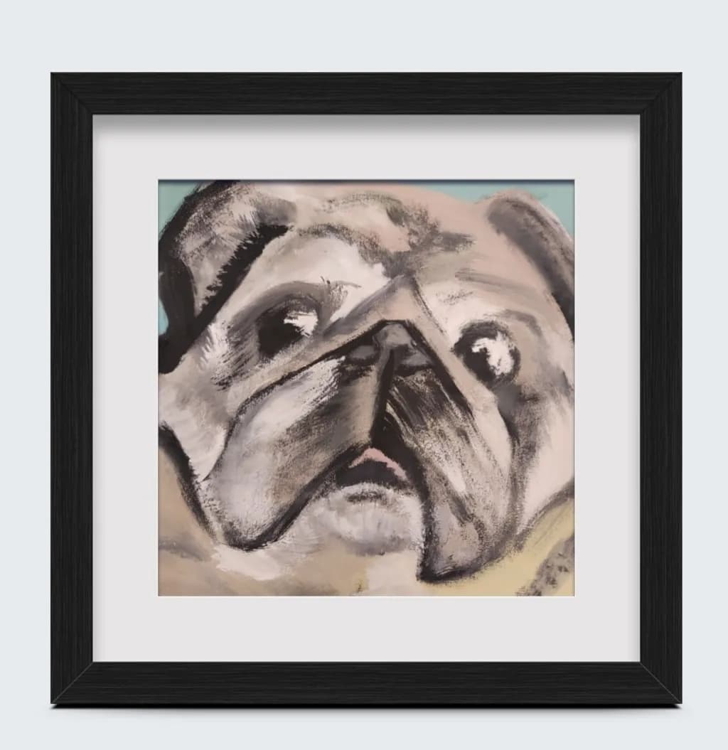 Pug Portrait