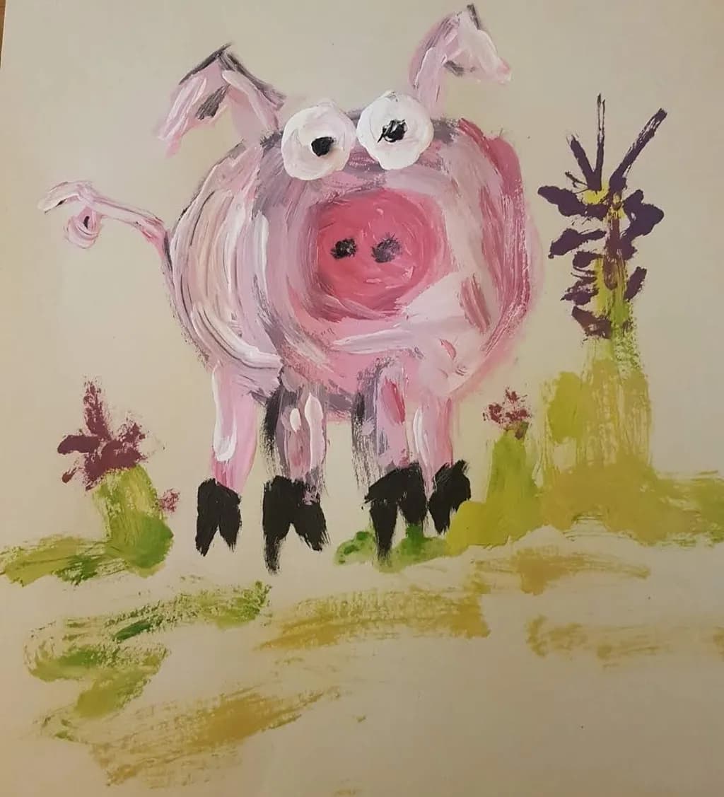 Playful Piglet