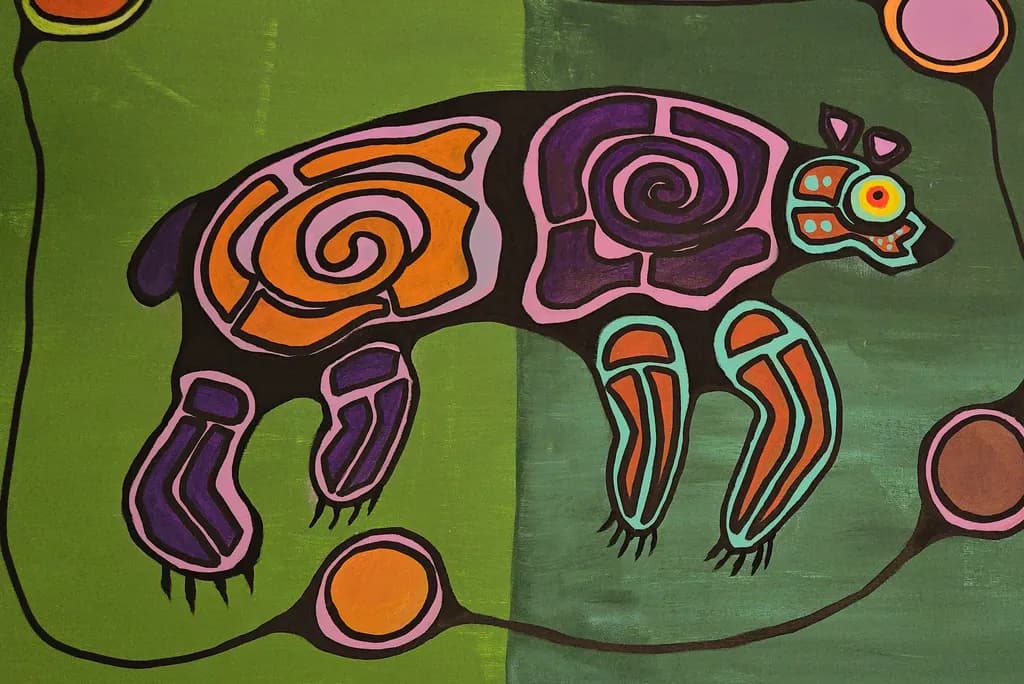 Spiral Bear Motif