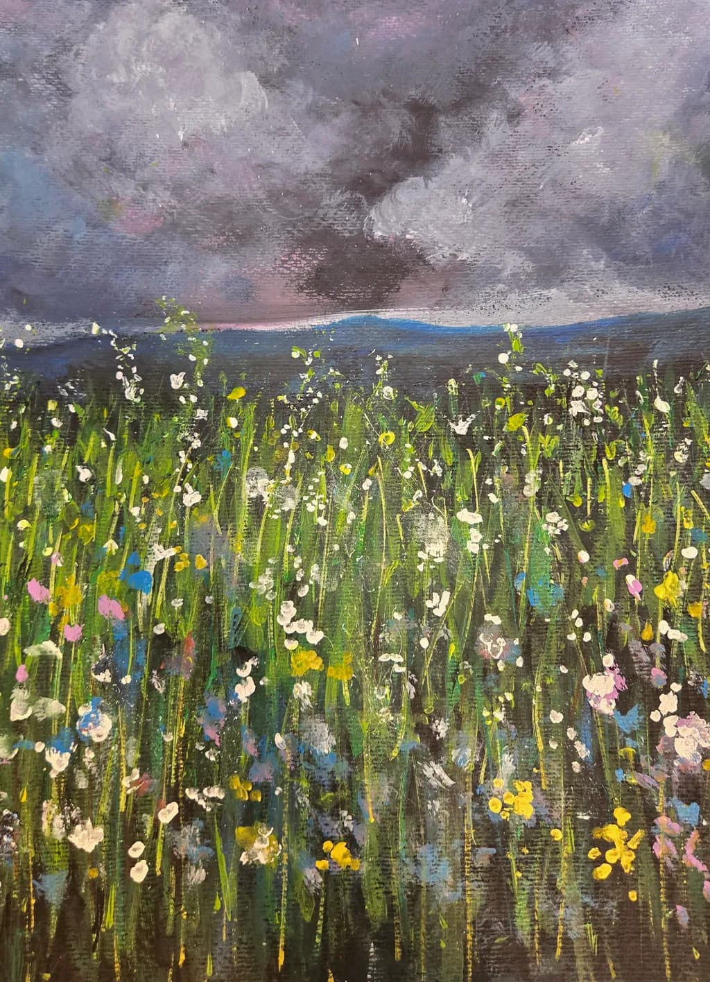 Stormy Meadow Wildflowers