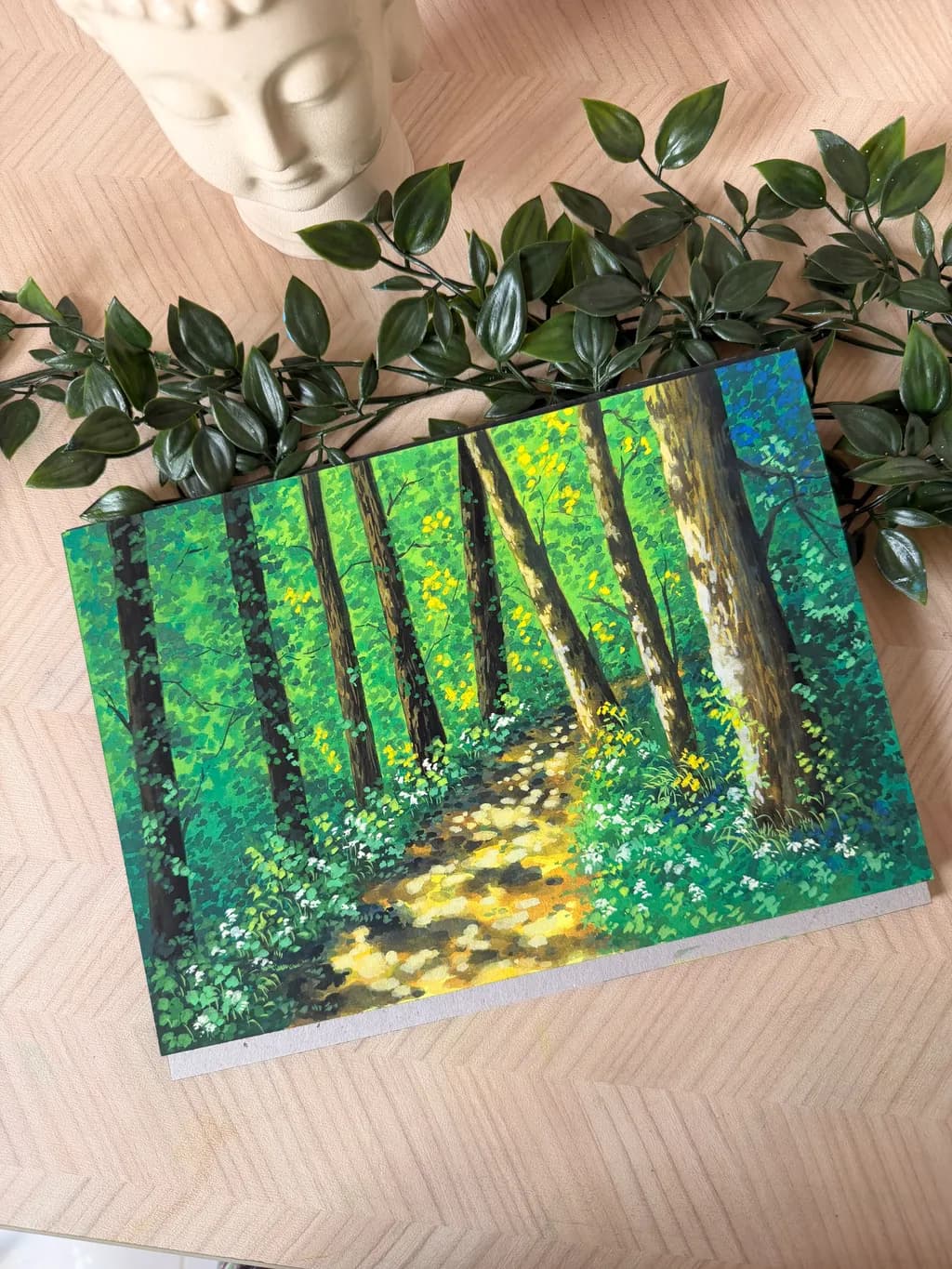 Sunlit Forest Path