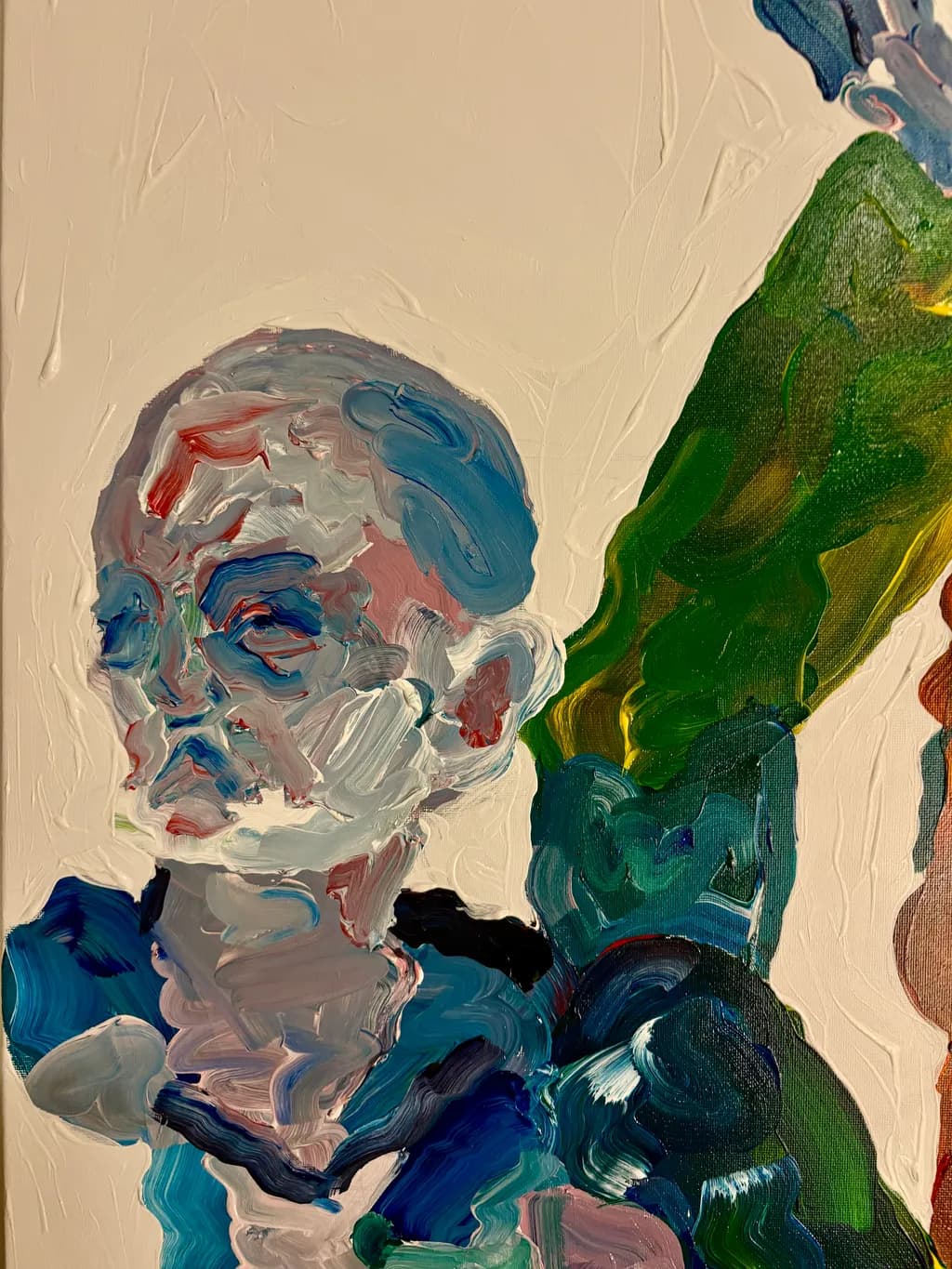 Abstract Portrait with Green