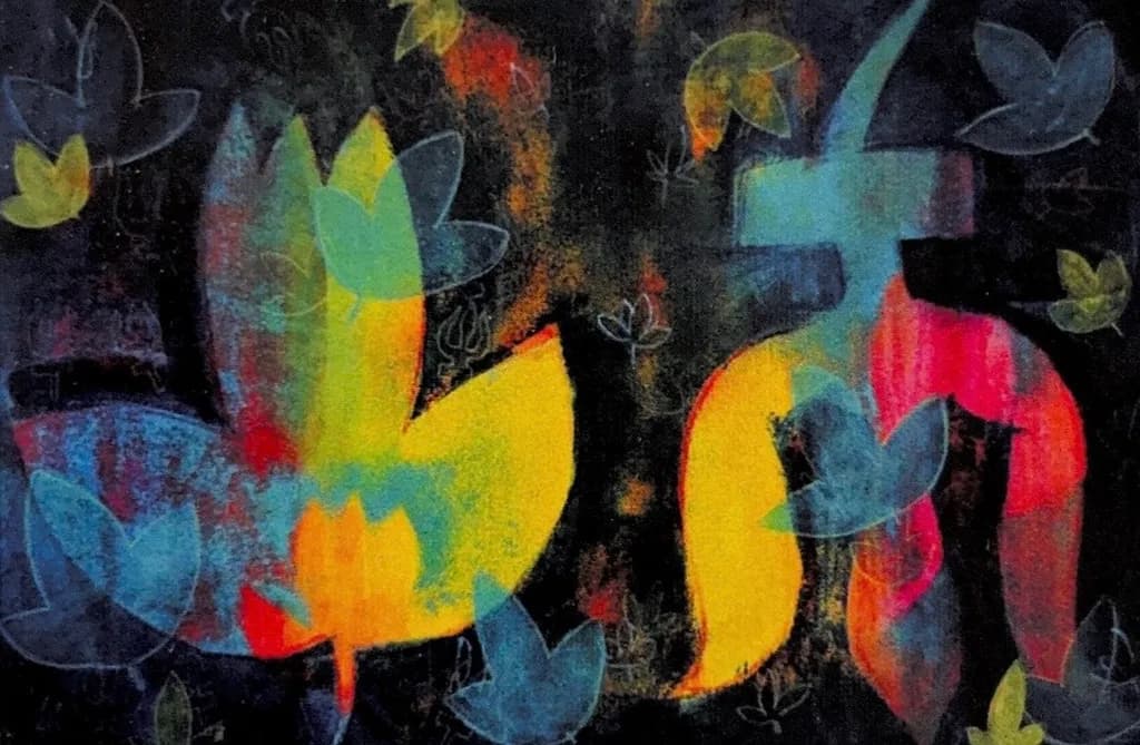 Abstract Birds Flight