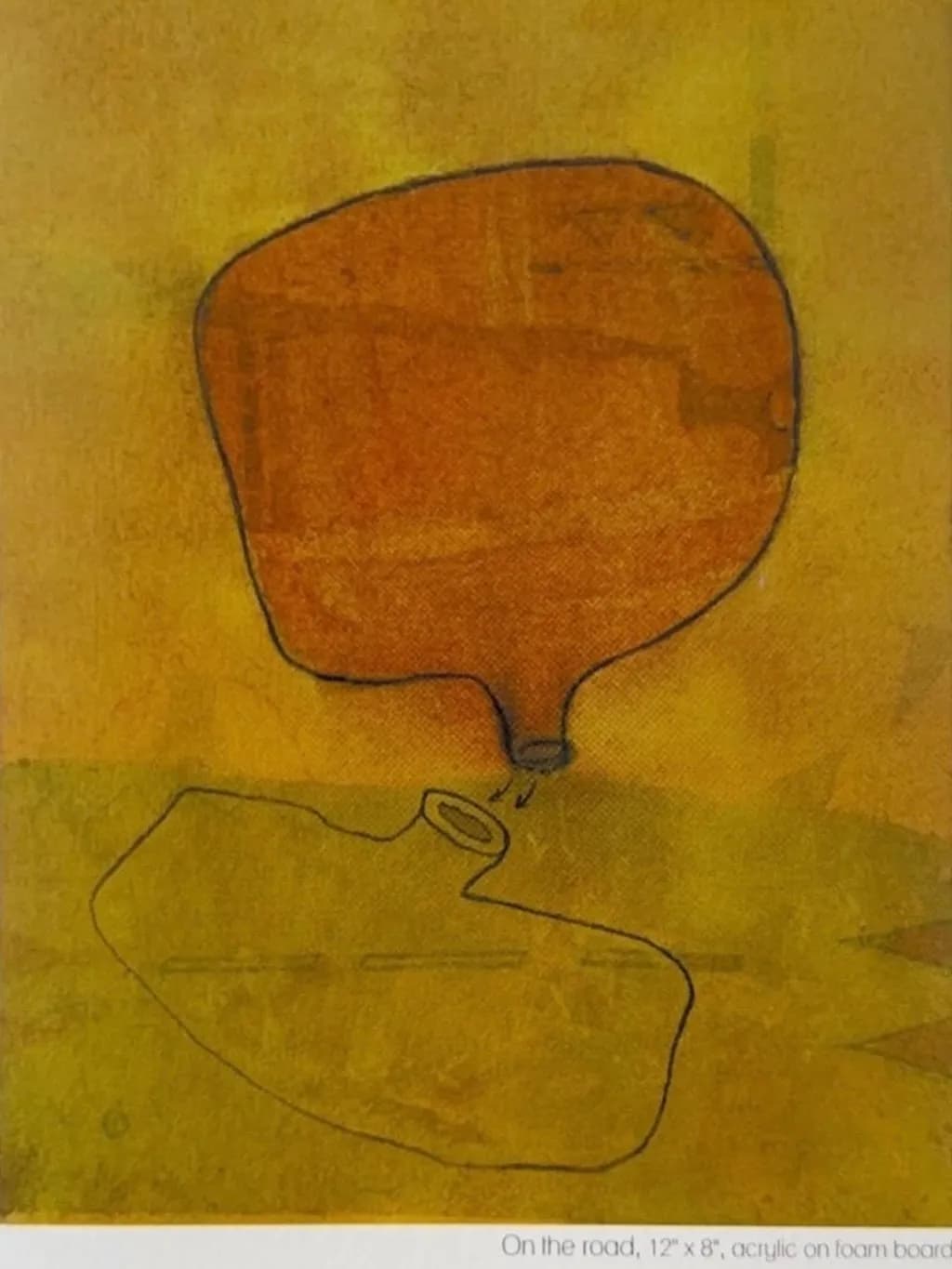 Abstract Yellow Composition