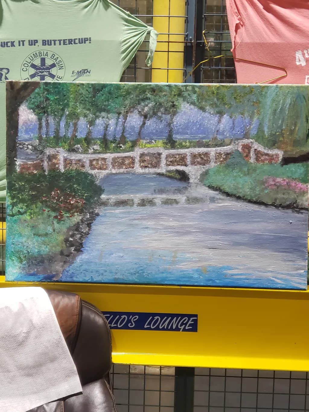 Riverside Bridge Scene
