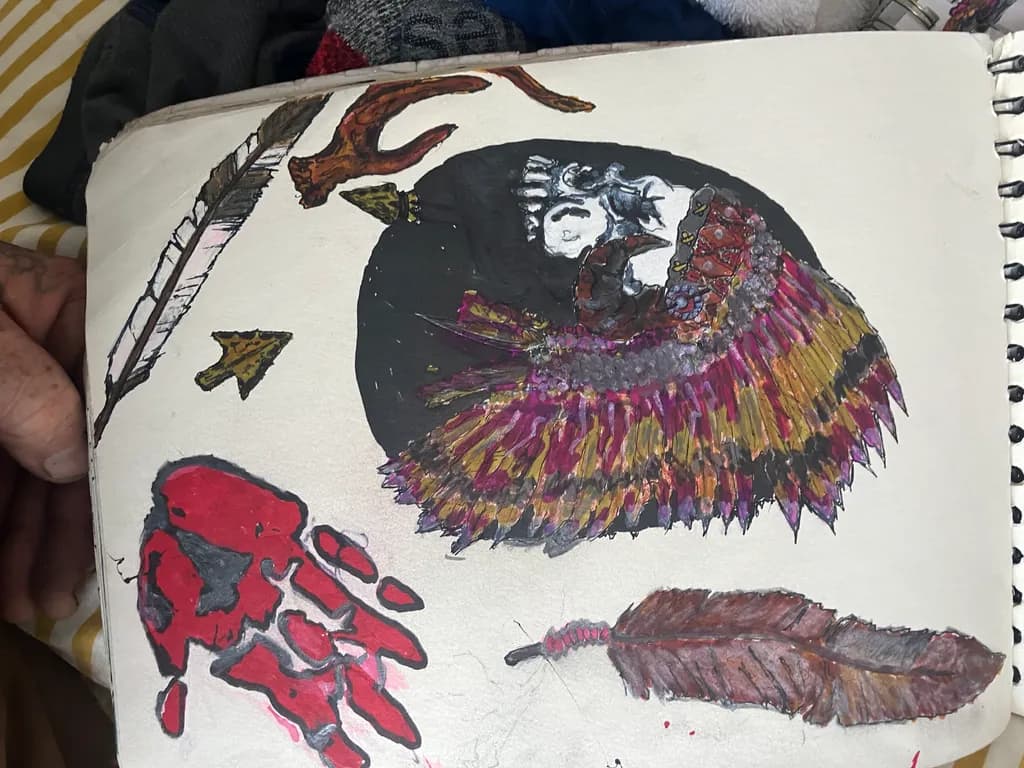 Skull Feather Montage