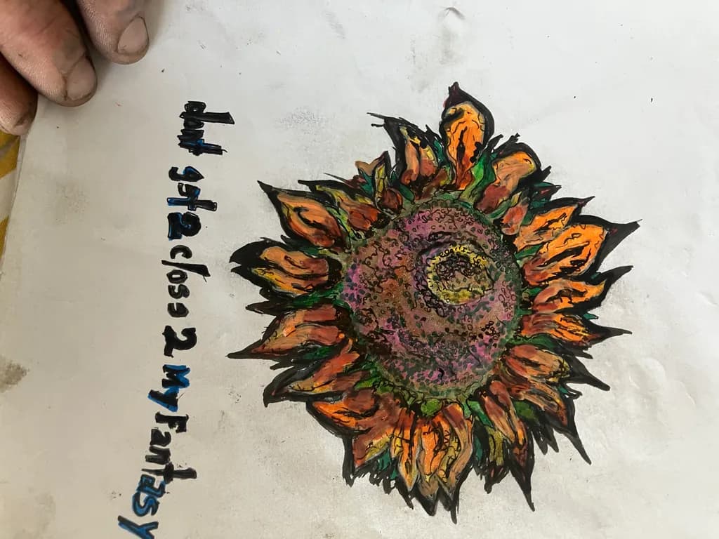Sunflower Sketch