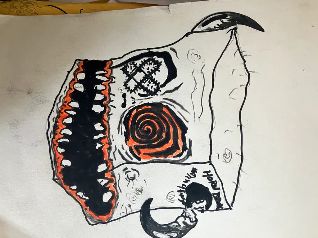 Horror Skull Spiral