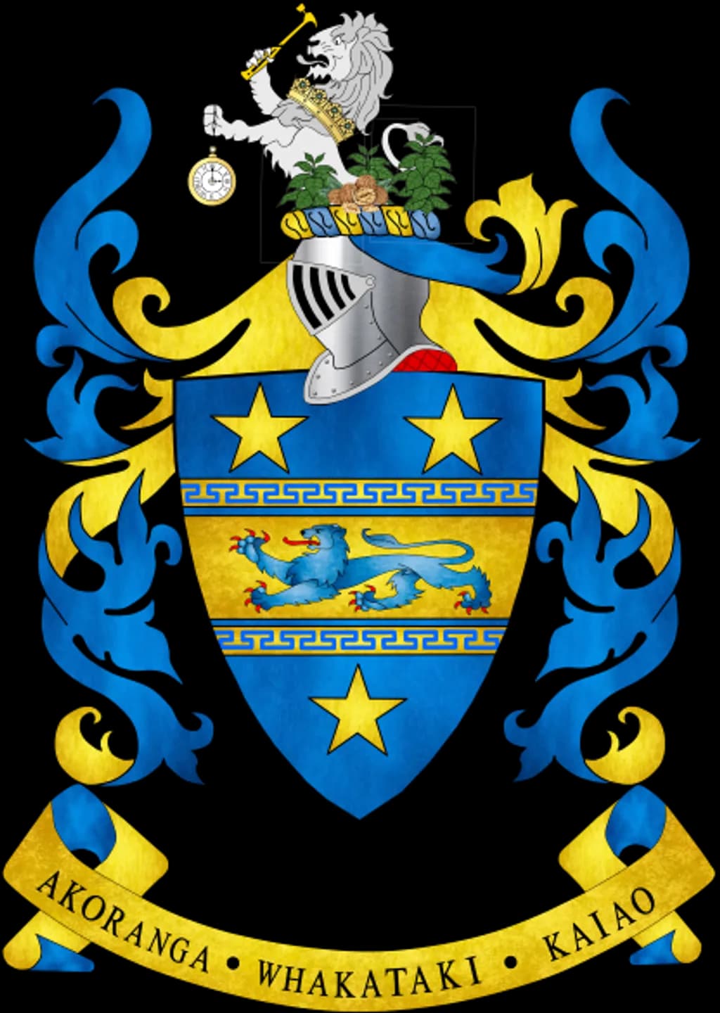 Blue Lion Crest