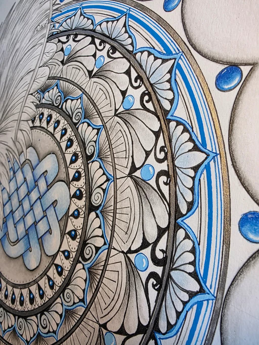 Blue Mandala Pattern