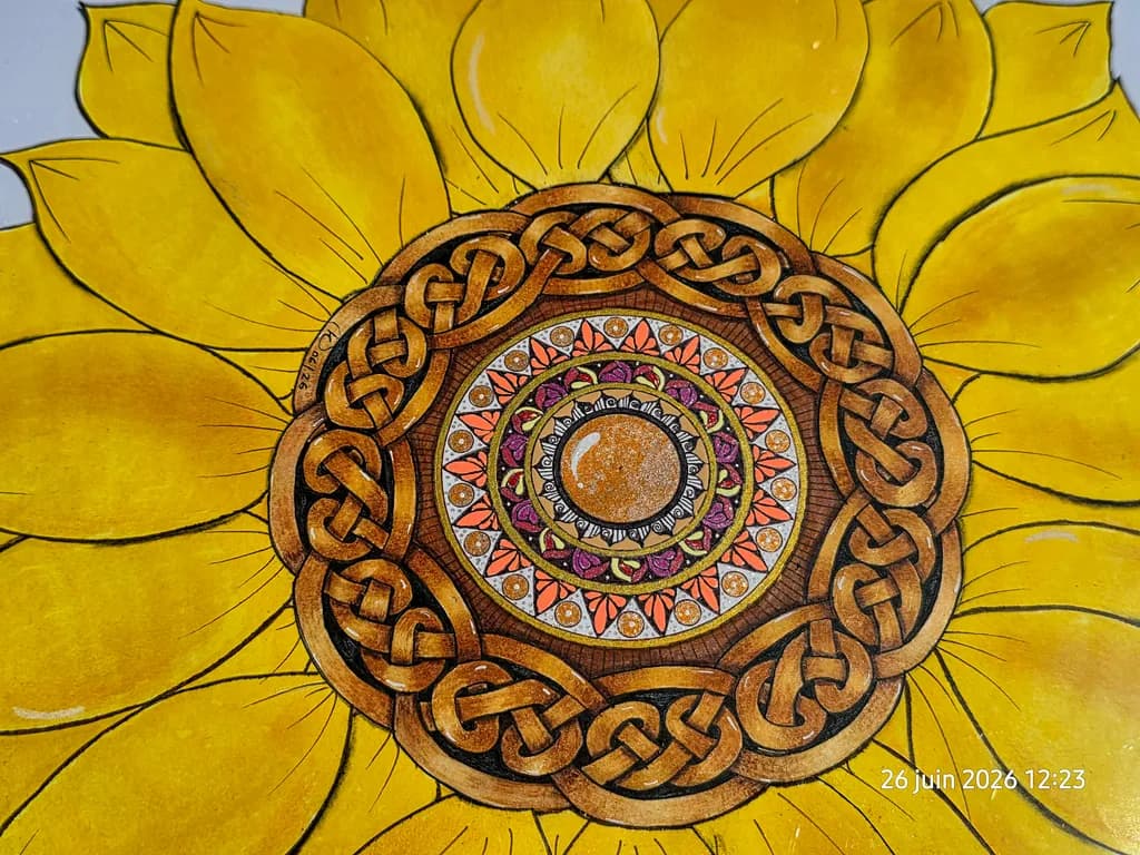 Sunflower Mandala