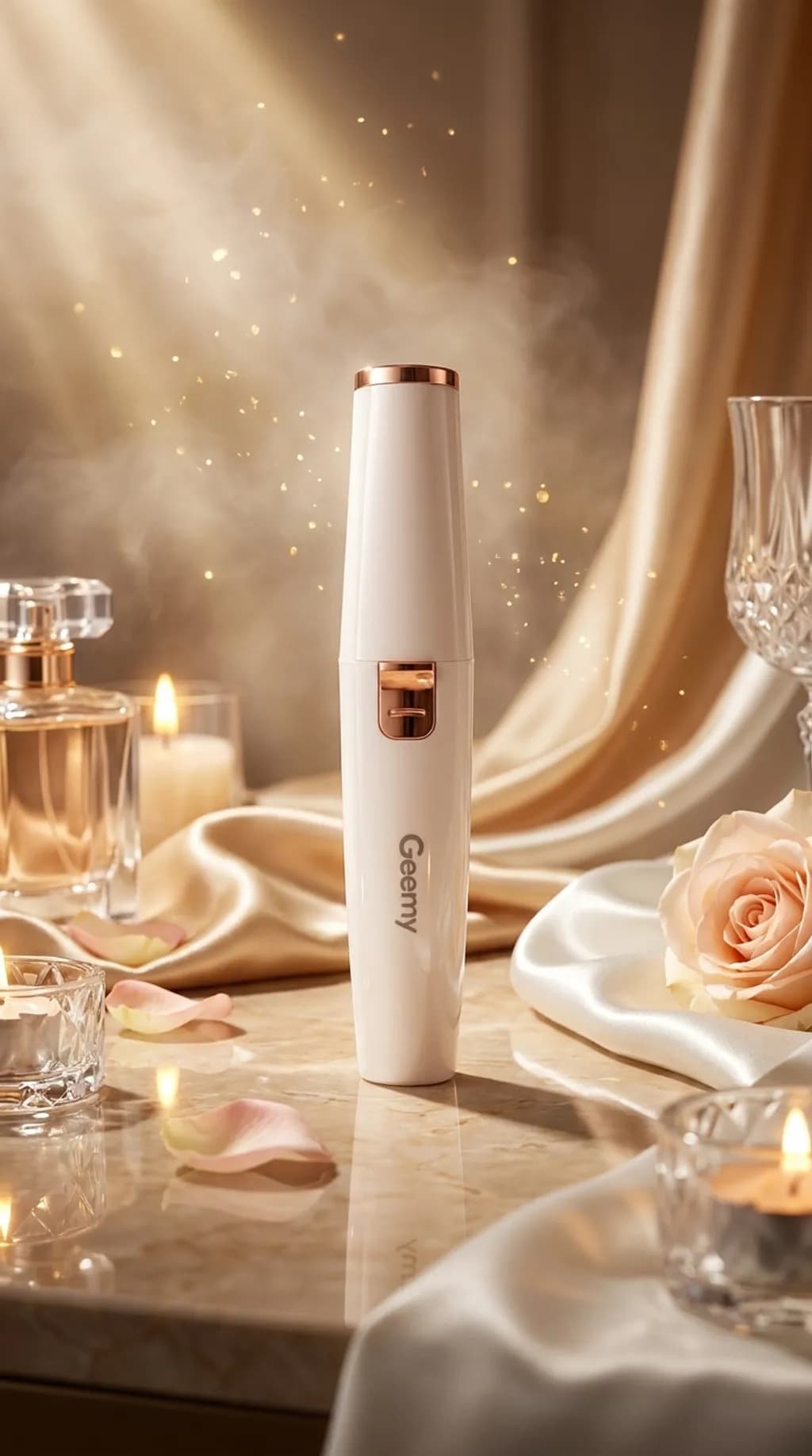 Luxury Candle and Rose