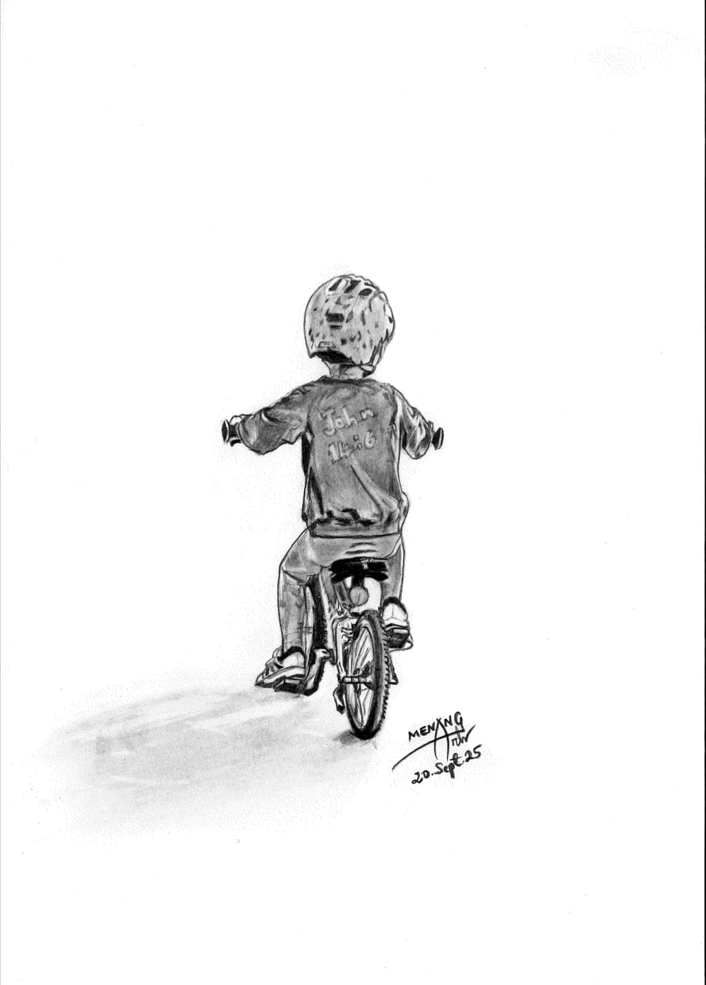 Child on Bike