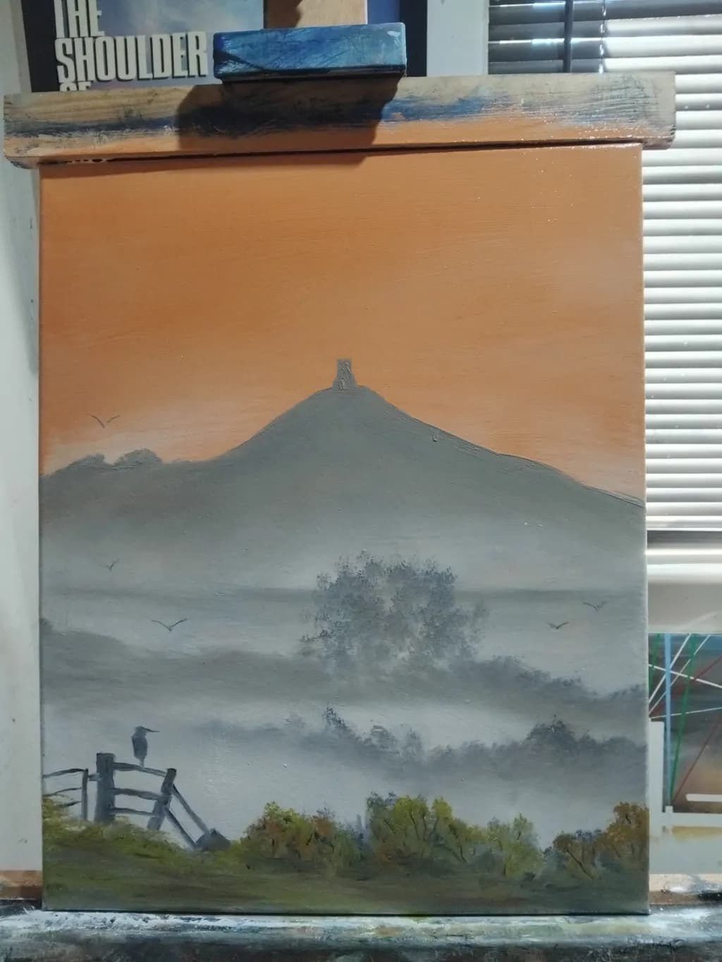 Misty Mountain Sunset